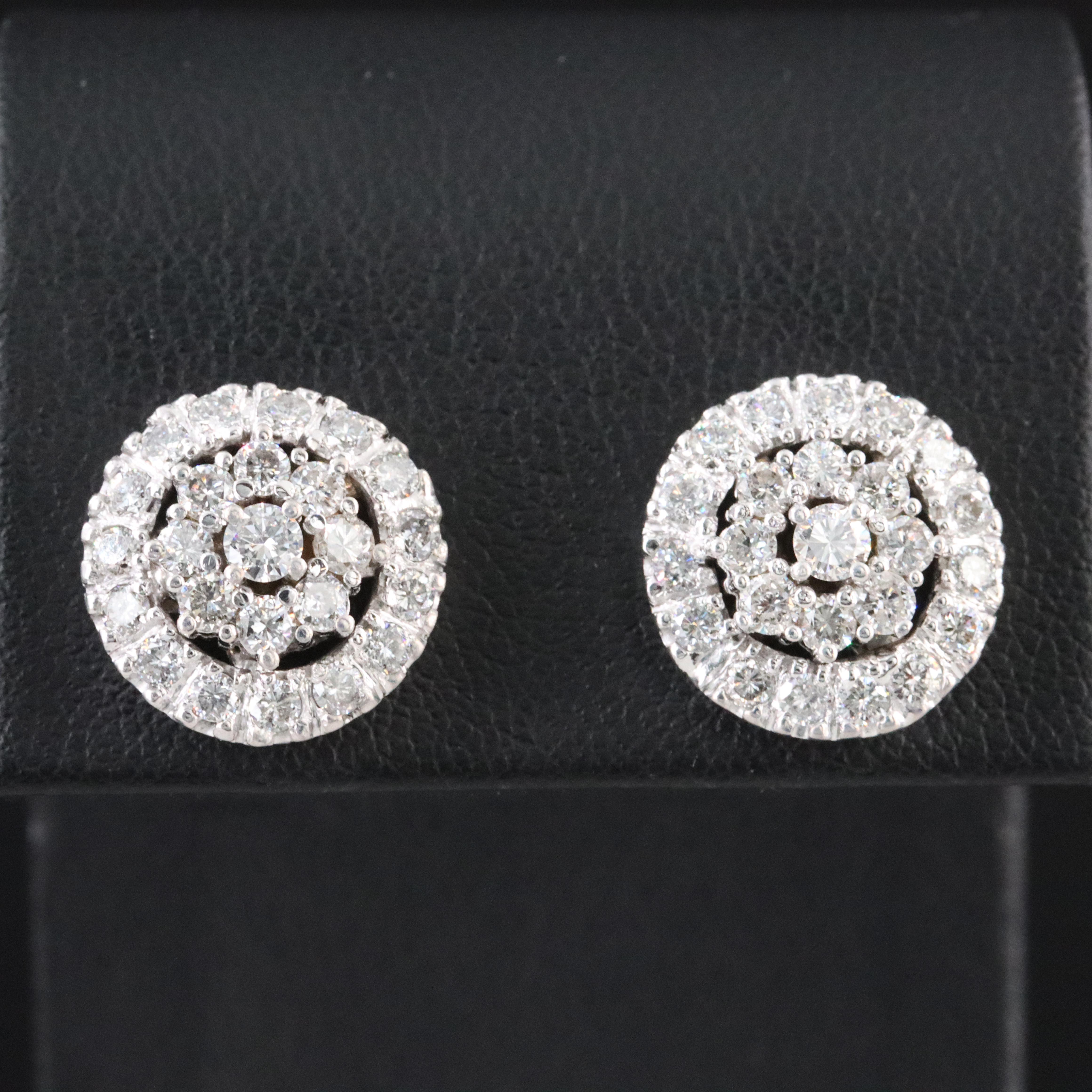 14K 1.46 CTW Diamond Earrings