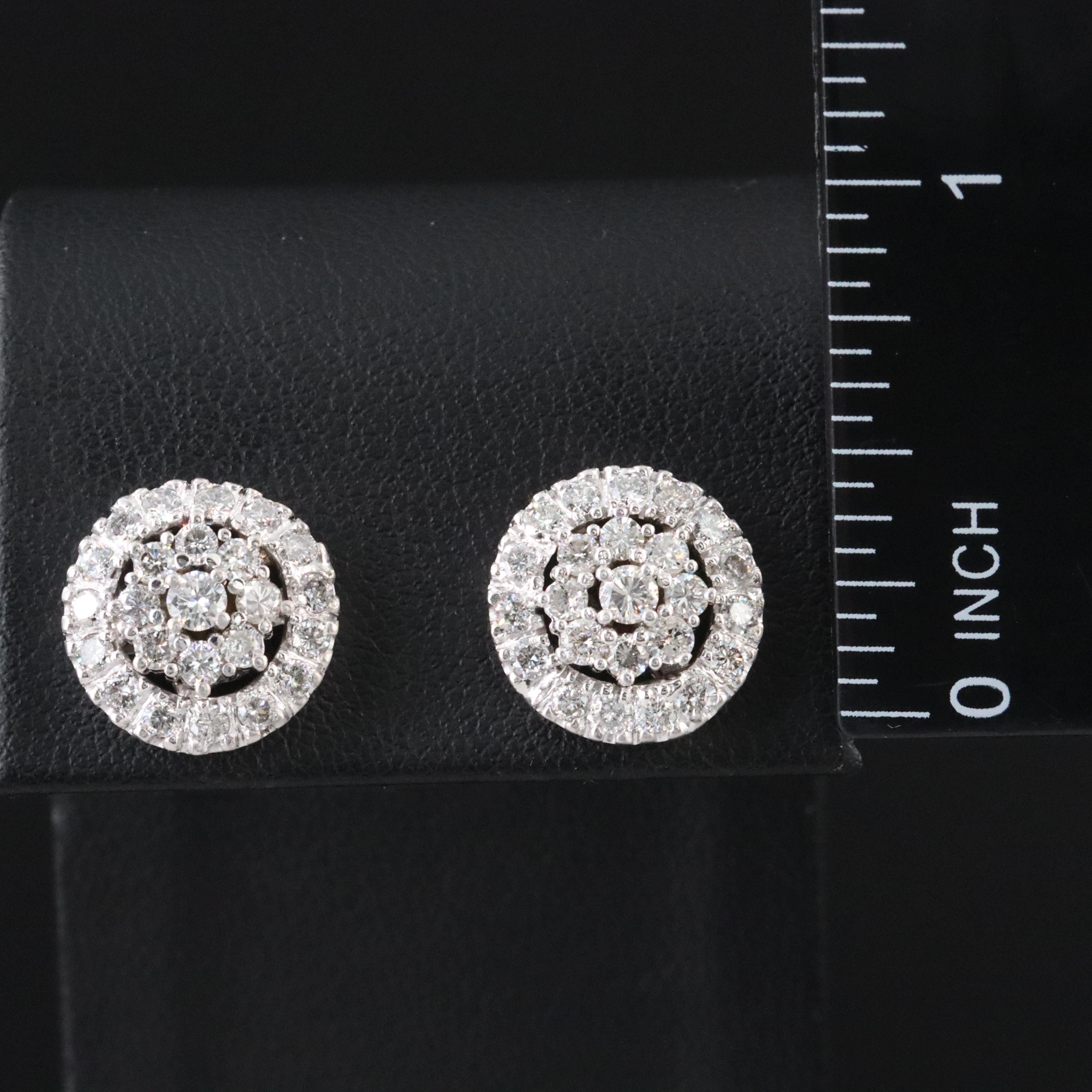 14K 1.46 CTW Diamond Earrings