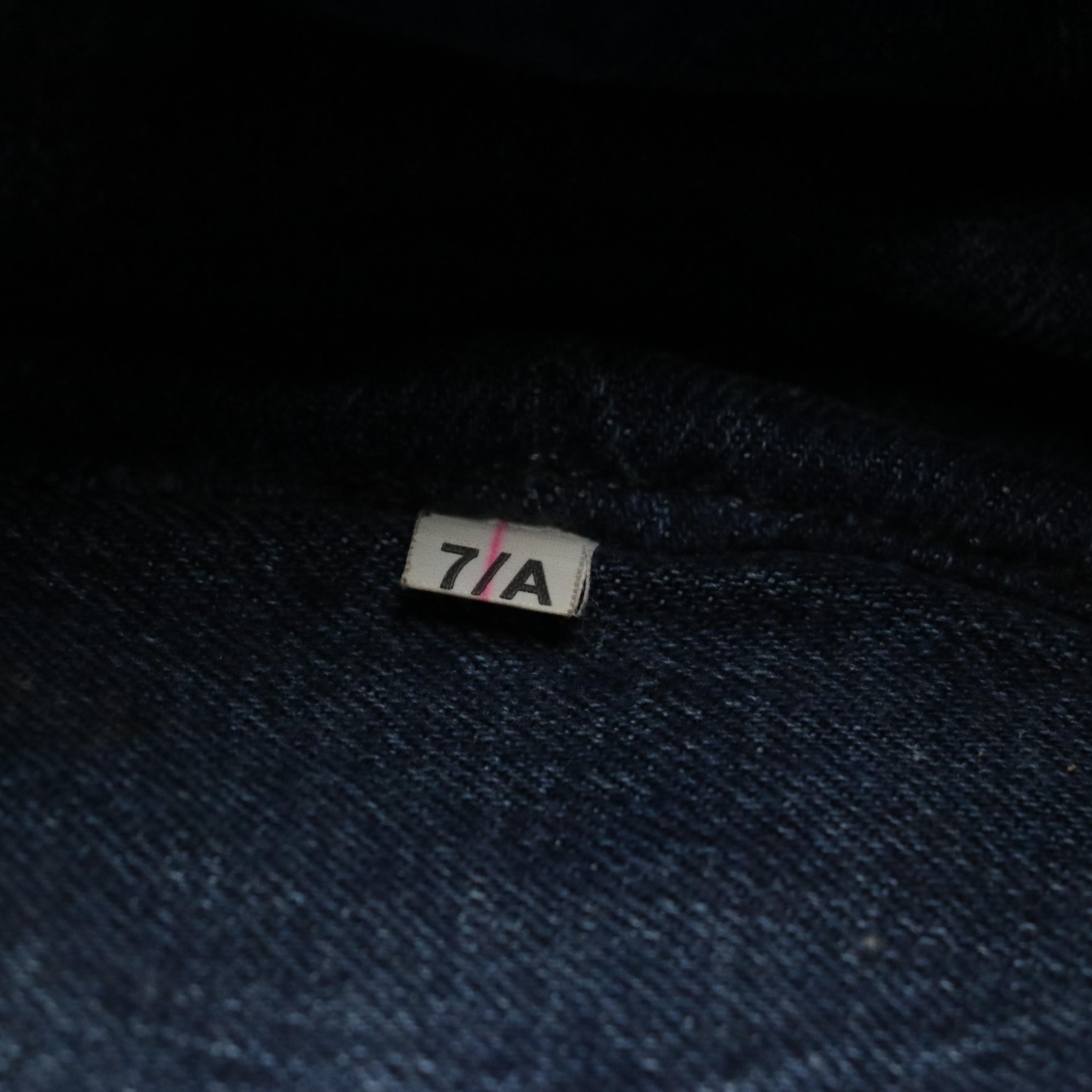 Prada Large Canapa Logo Tote in Blue Denim