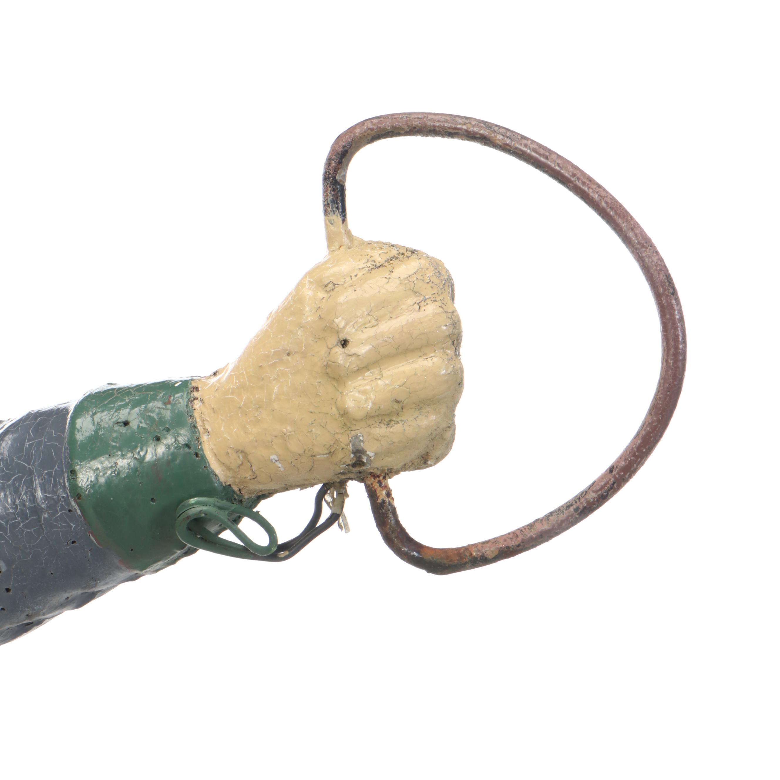 Painted Cast Concrete Lawn Jockey