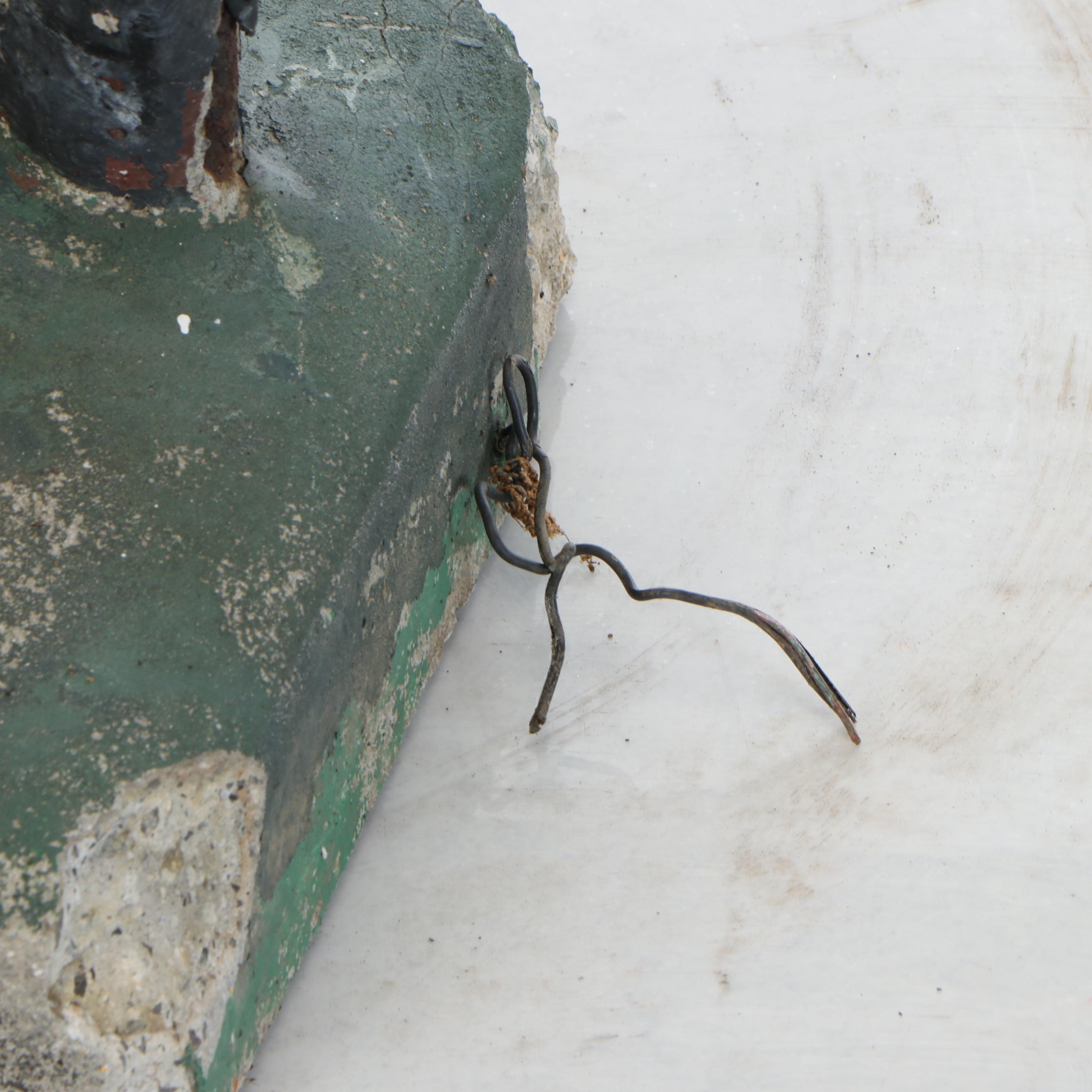 Painted Cast Concrete Lawn Jockey
