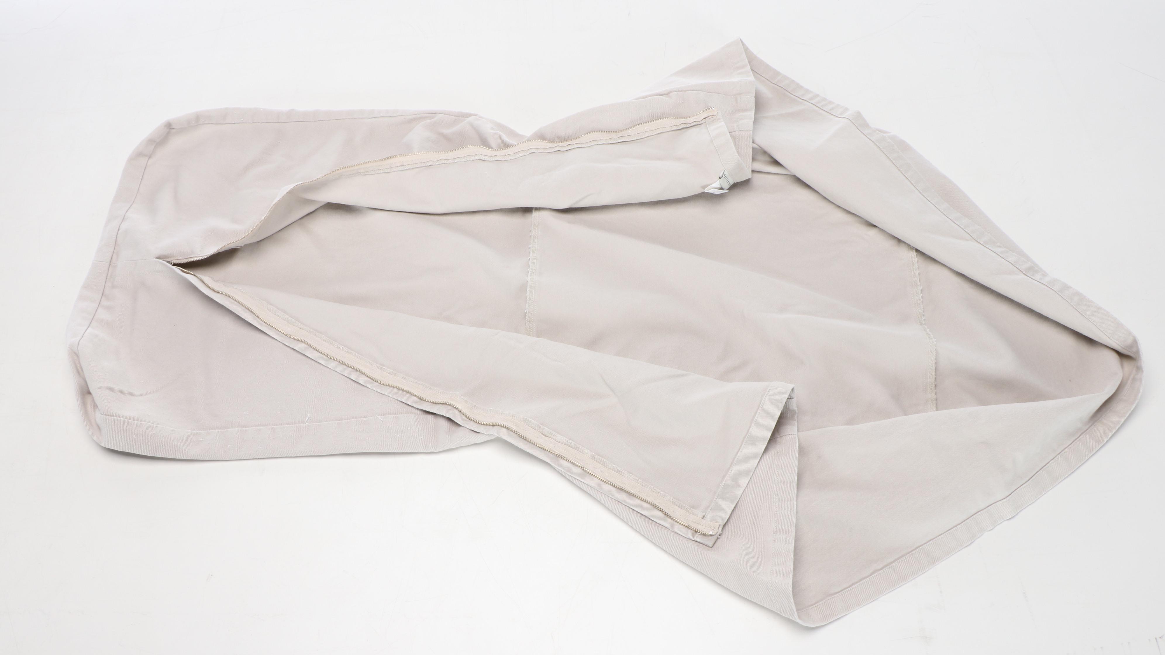 Pottery Barn Linen Seat Covers, Embroidered Rug, and Other Décor