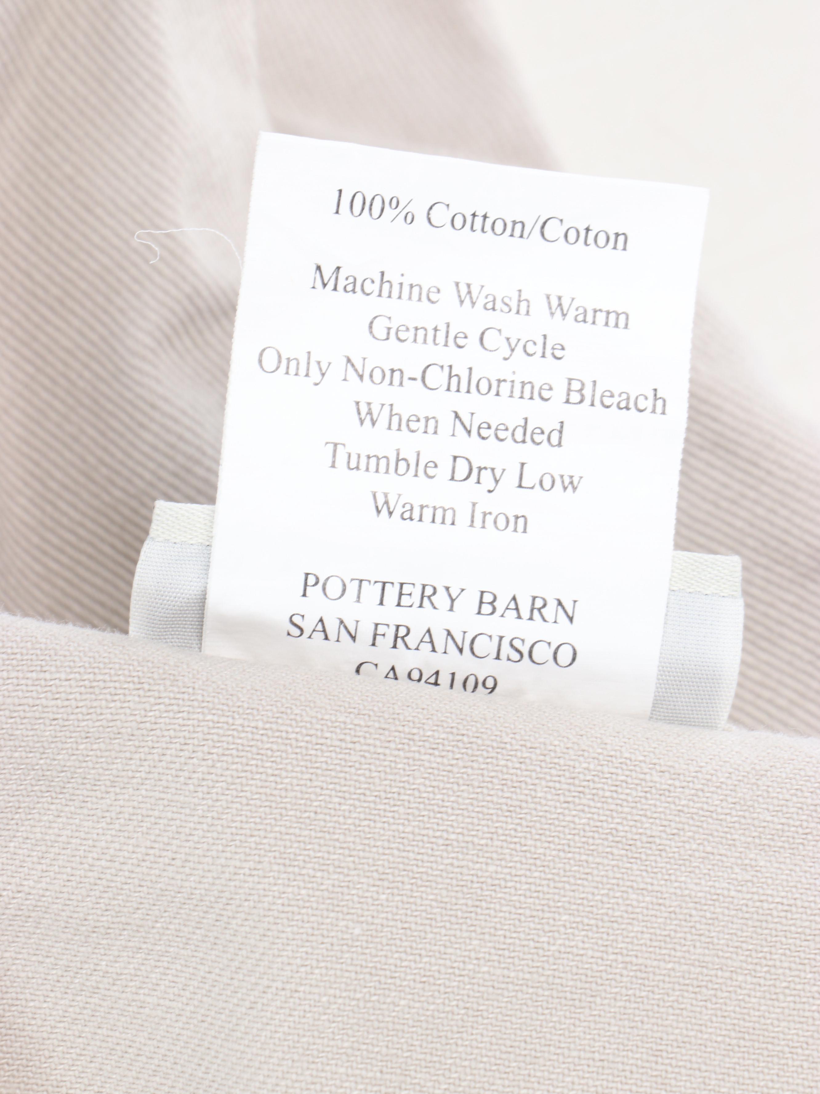 Pottery Barn Linen Seat Covers, Embroidered Rug, and Other Décor