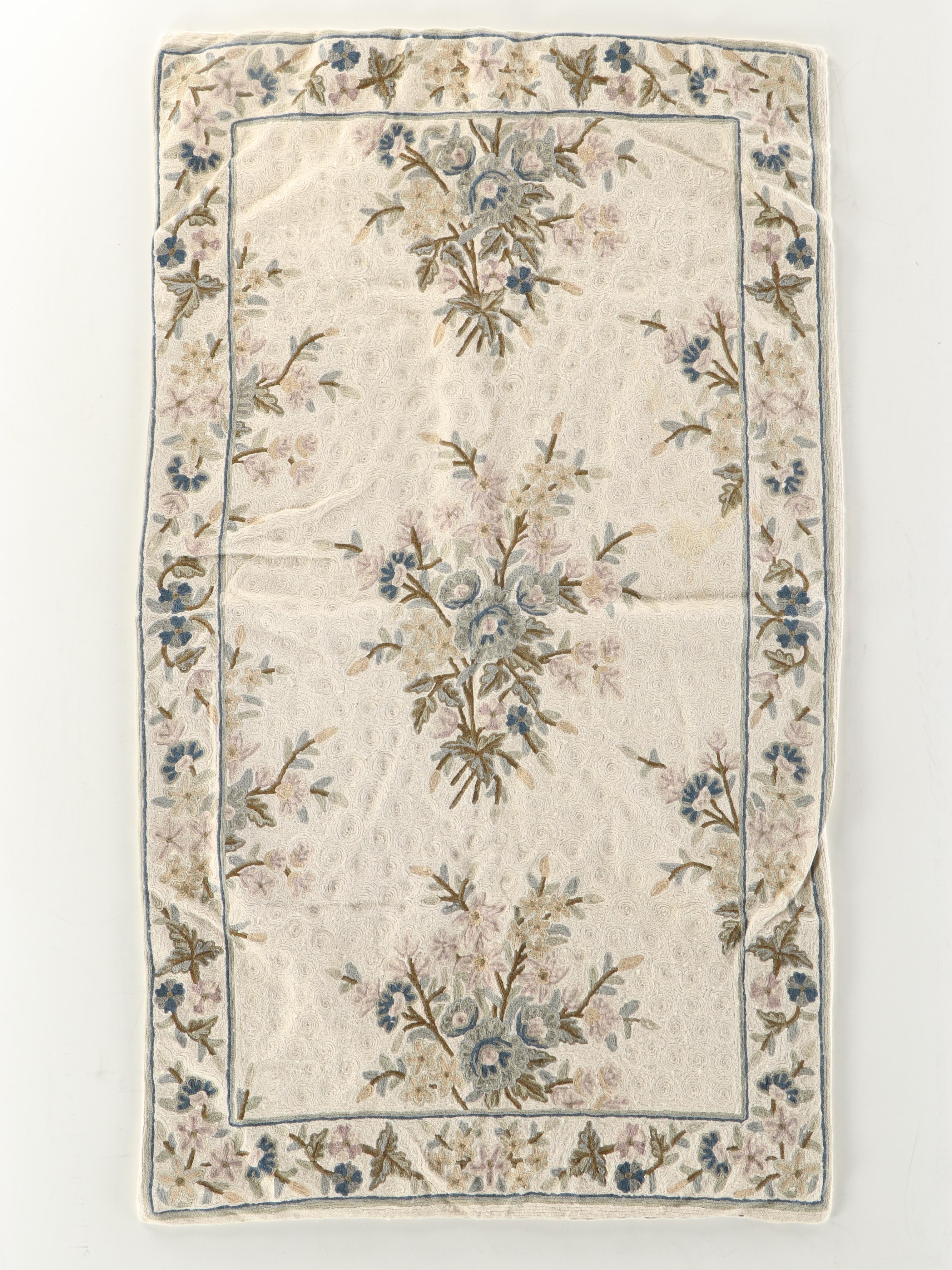 Pottery Barn Linen Seat Covers, Embroidered Rug, and Other Décor