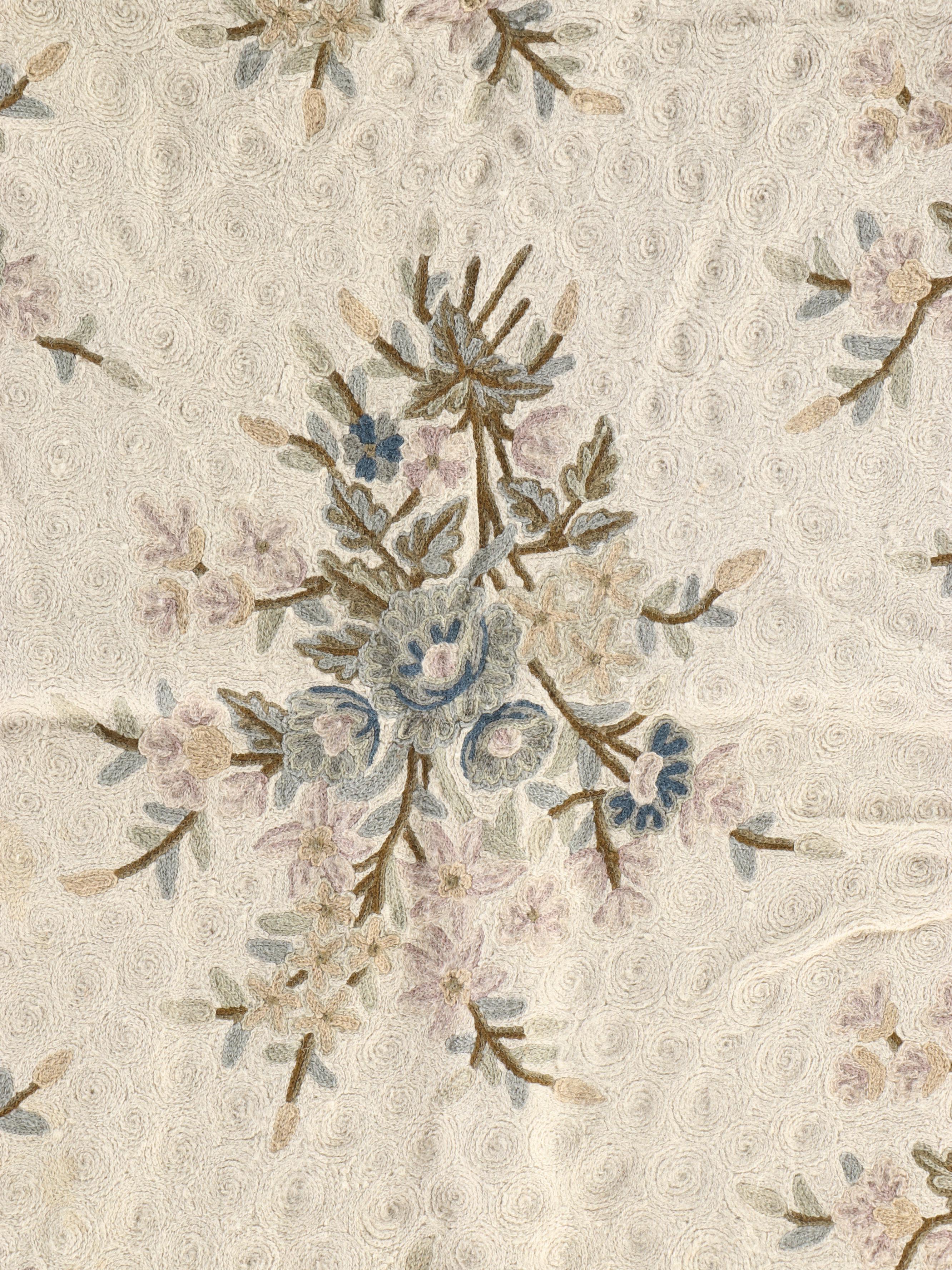 Pottery Barn Linen Seat Covers, Embroidered Rug, and Other Décor