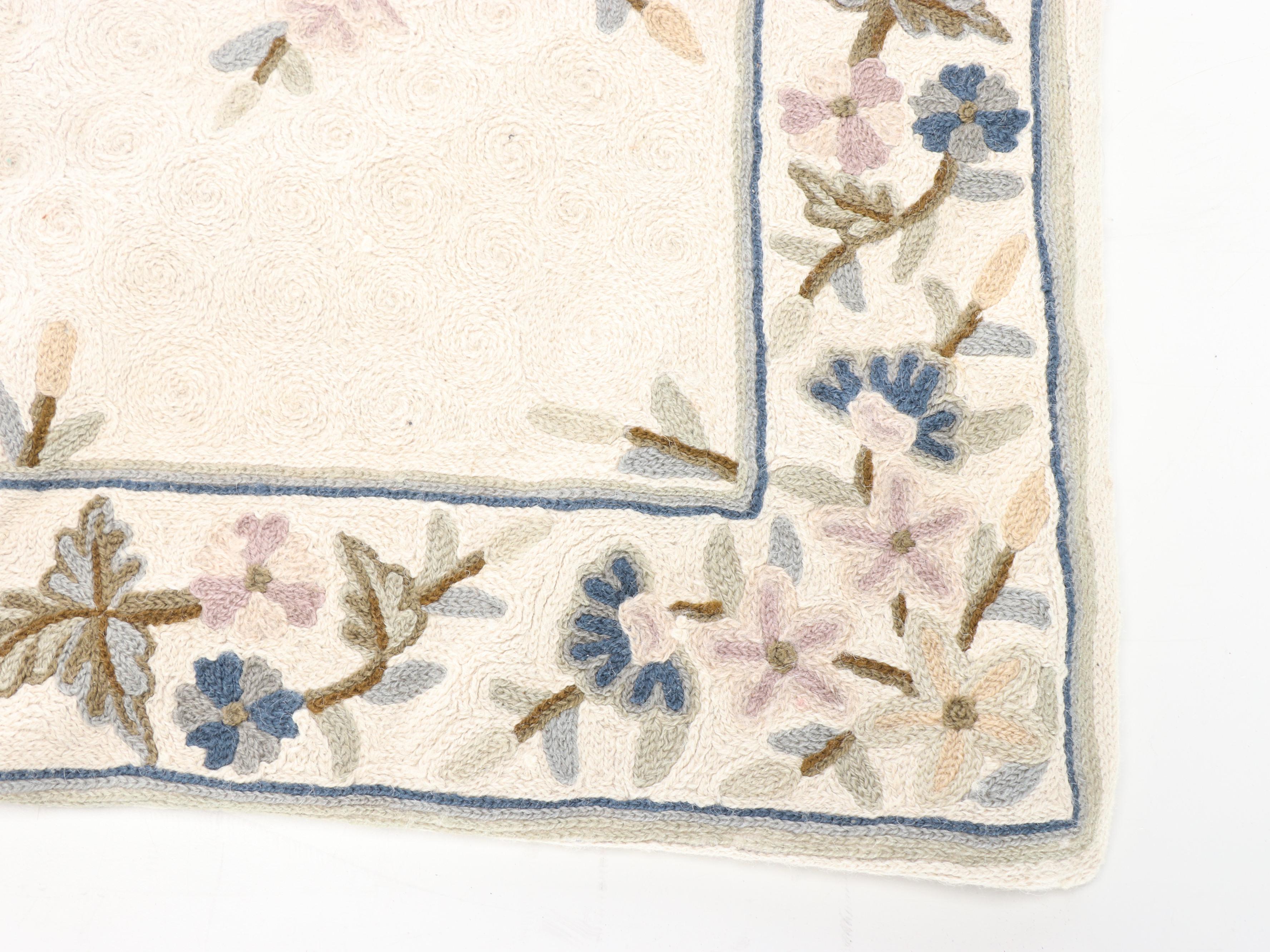 Pottery Barn Linen Seat Covers, Embroidered Rug, and Other Décor