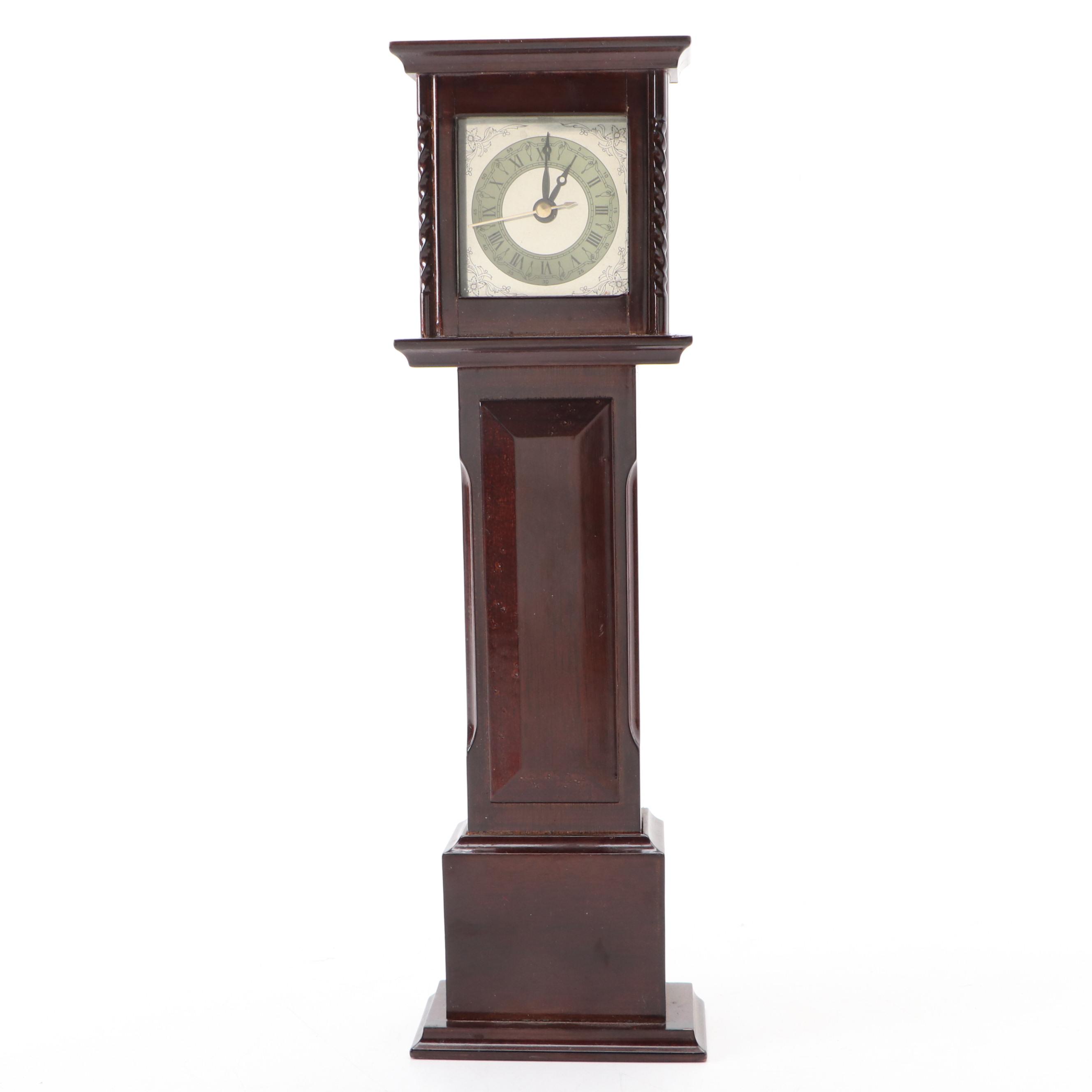 The Bombay Company Miniature Wood Grandfather Clock