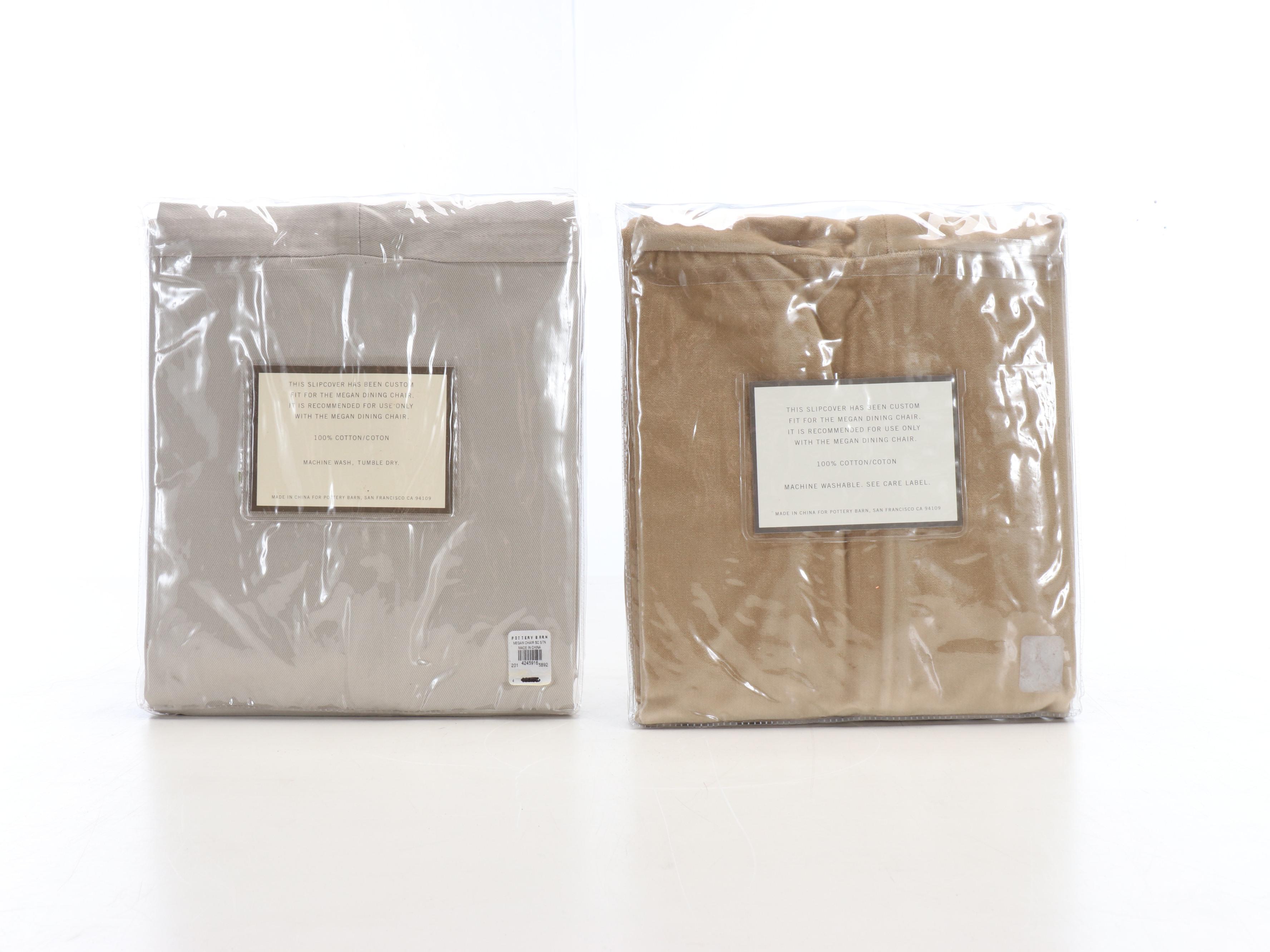 Pottery Barn Linen Seat Covers, Embroidered Rug, and Other Décor