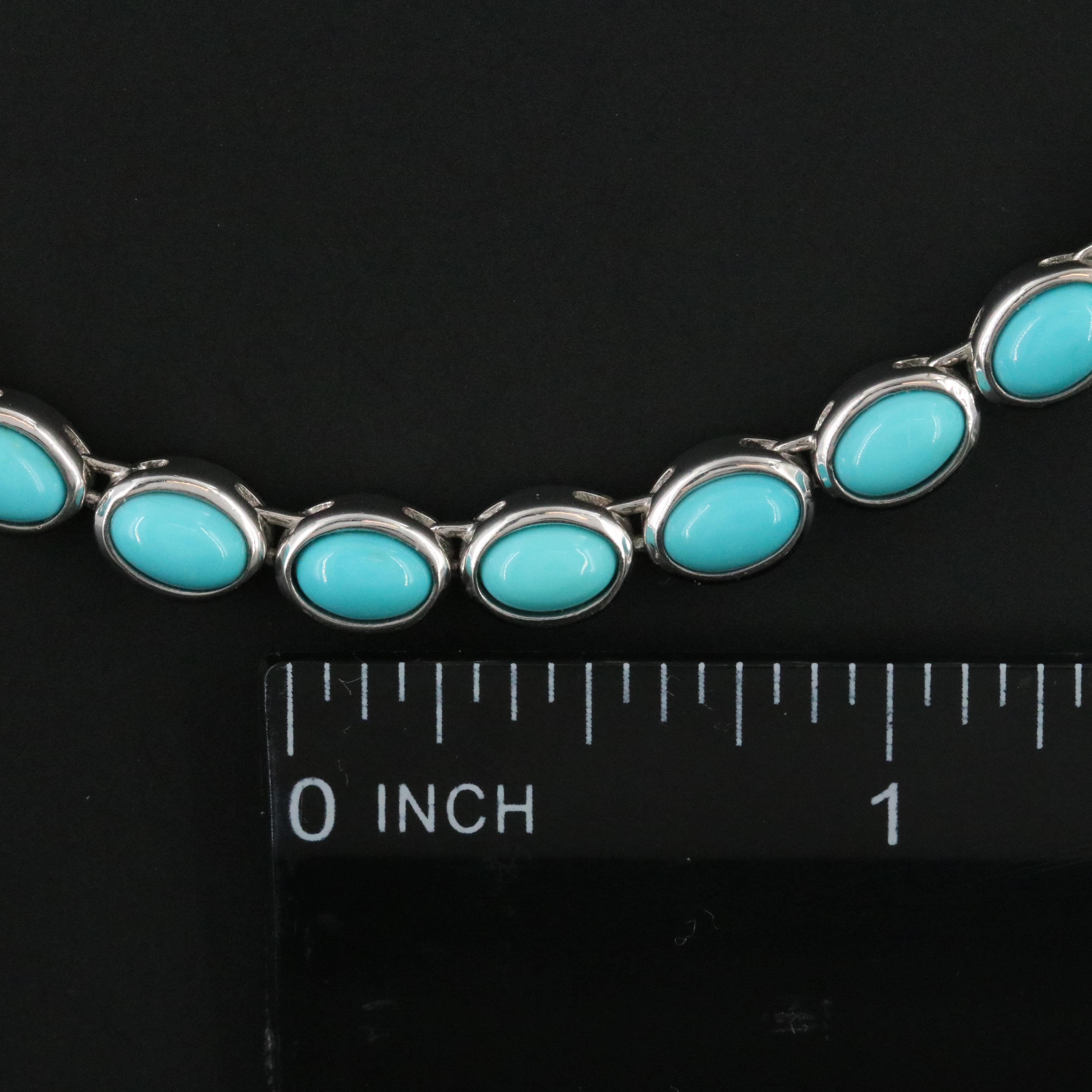 Sterling Turquoise Necklace