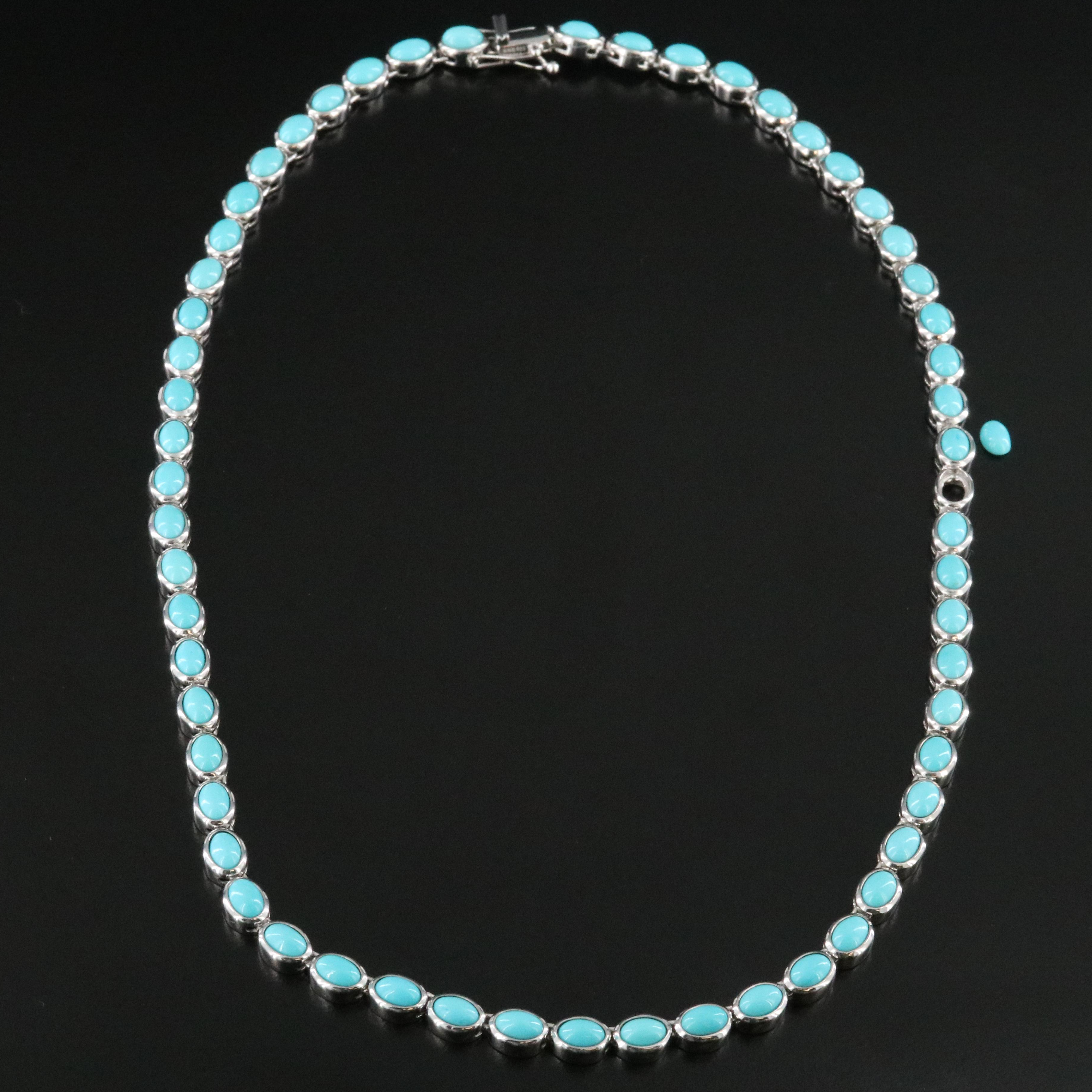 Sterling Turquoise Necklace