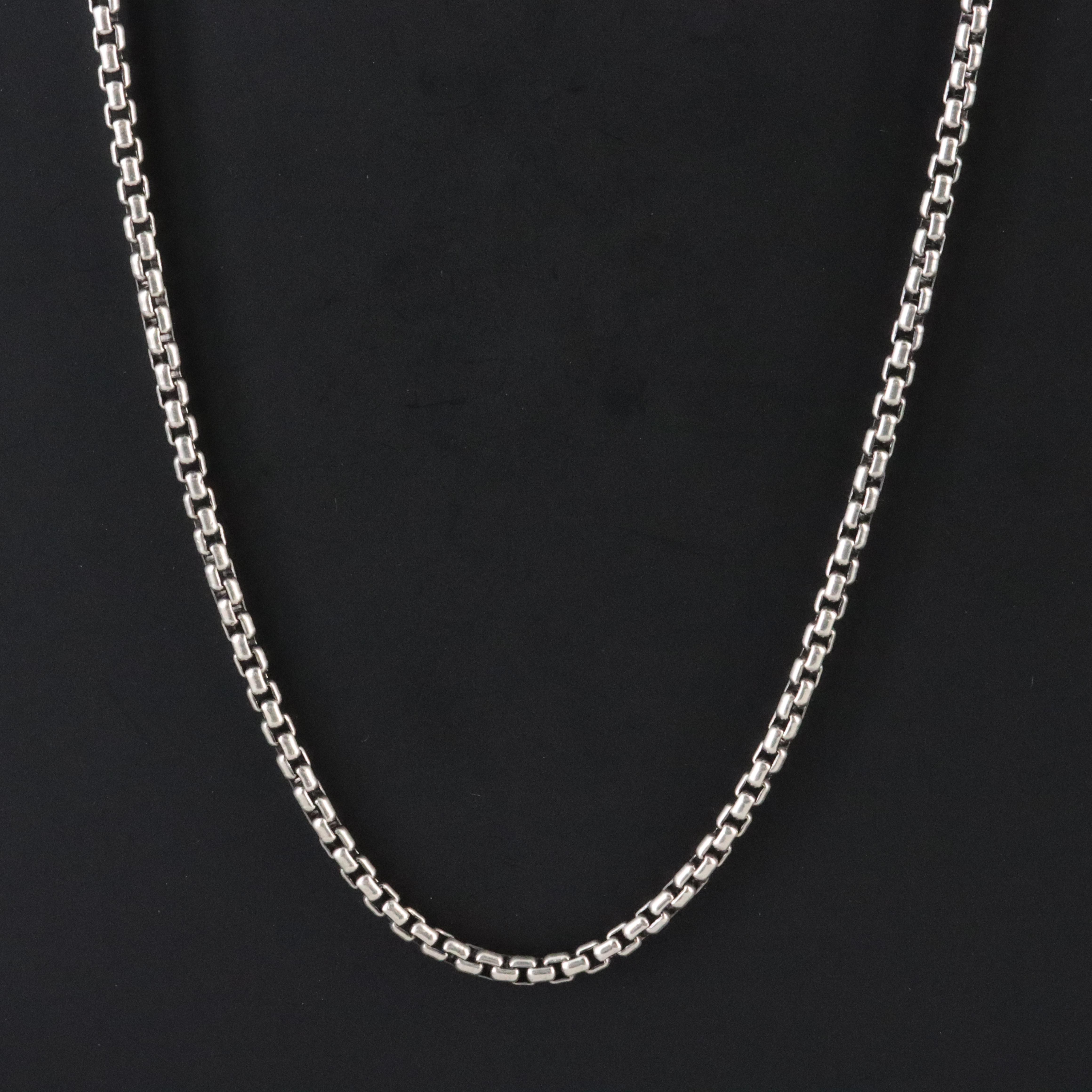 David Yurman Sterling Box Chain