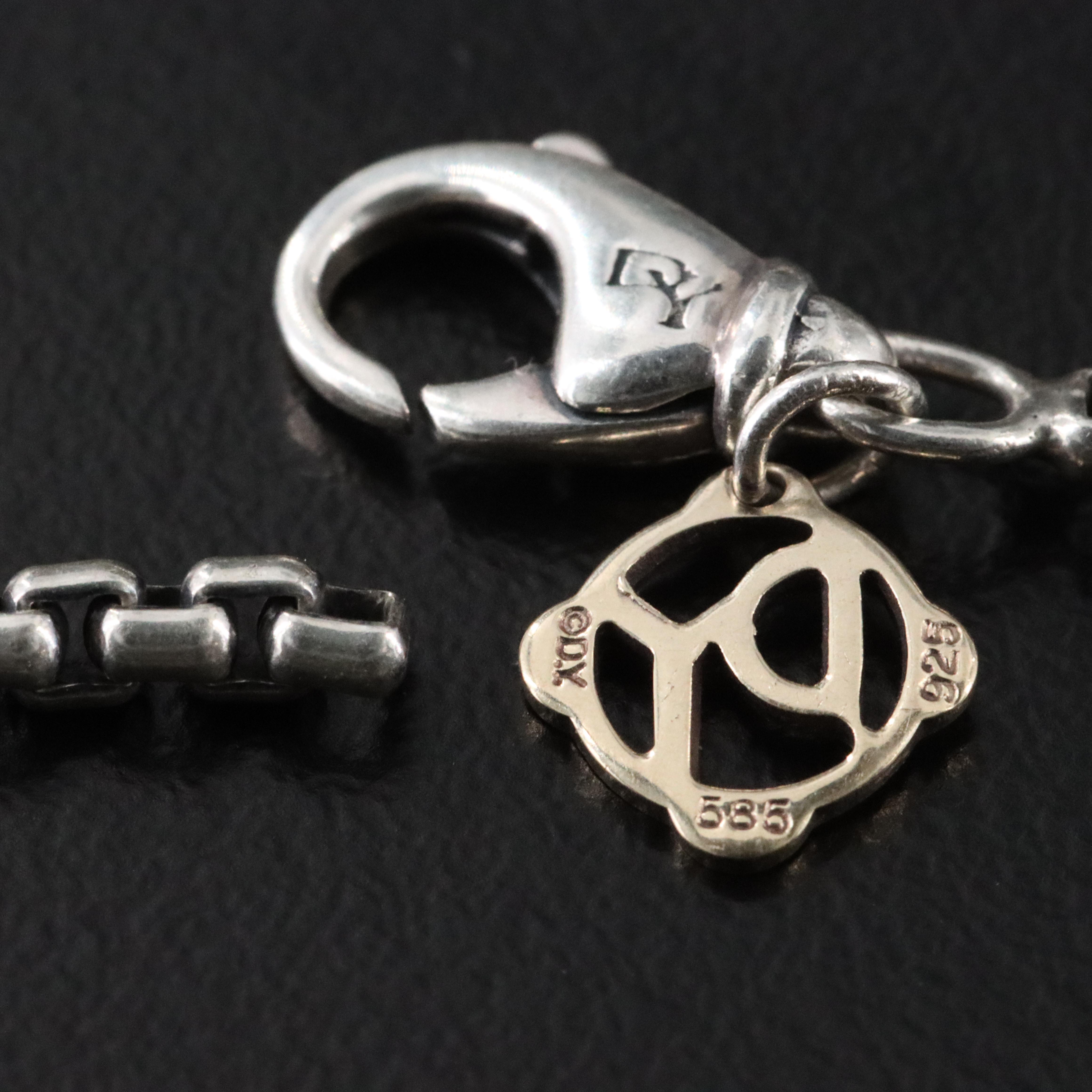 David Yurman Sterling Box Chain