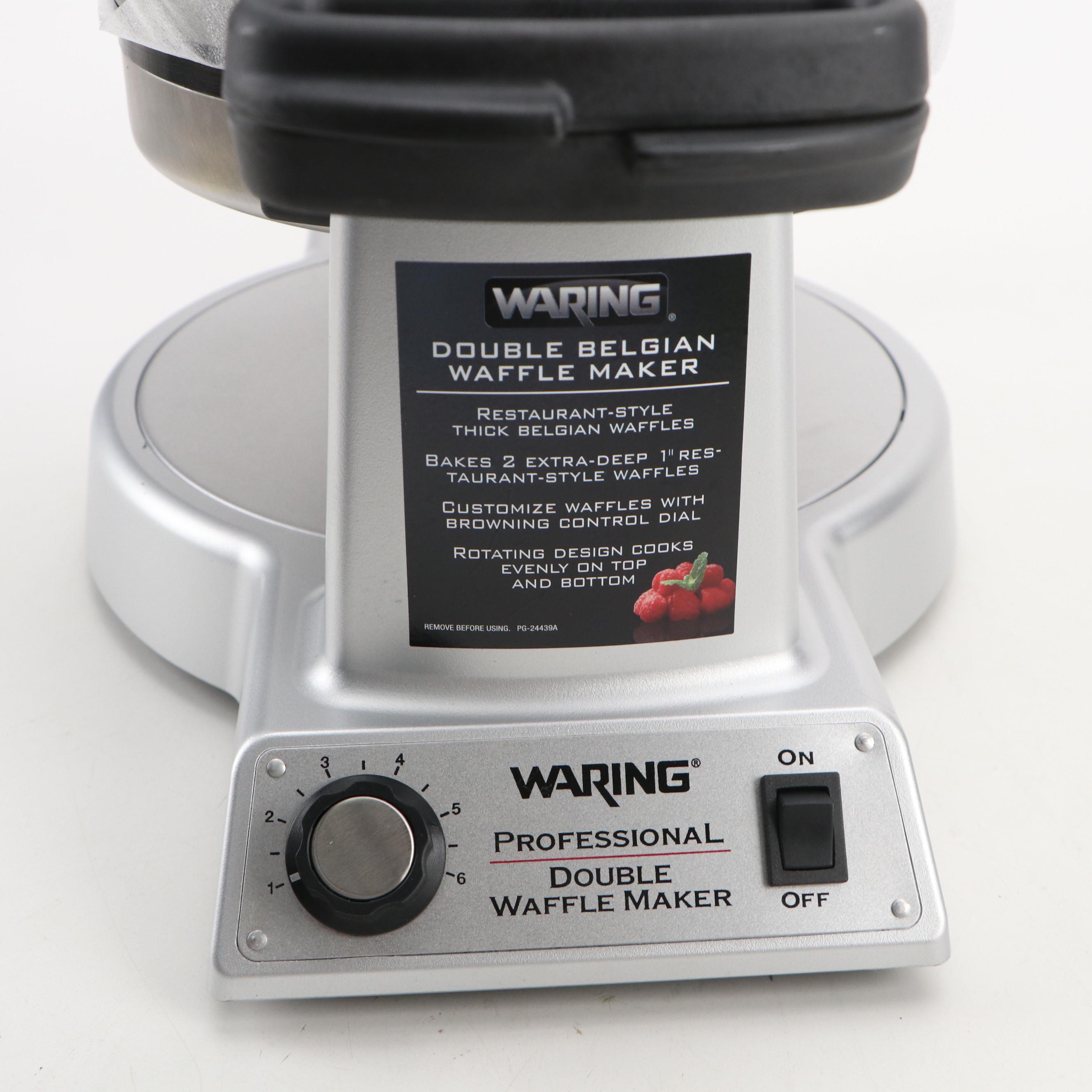 Waring WMK600 Professional Double Belgian Waffle Maker