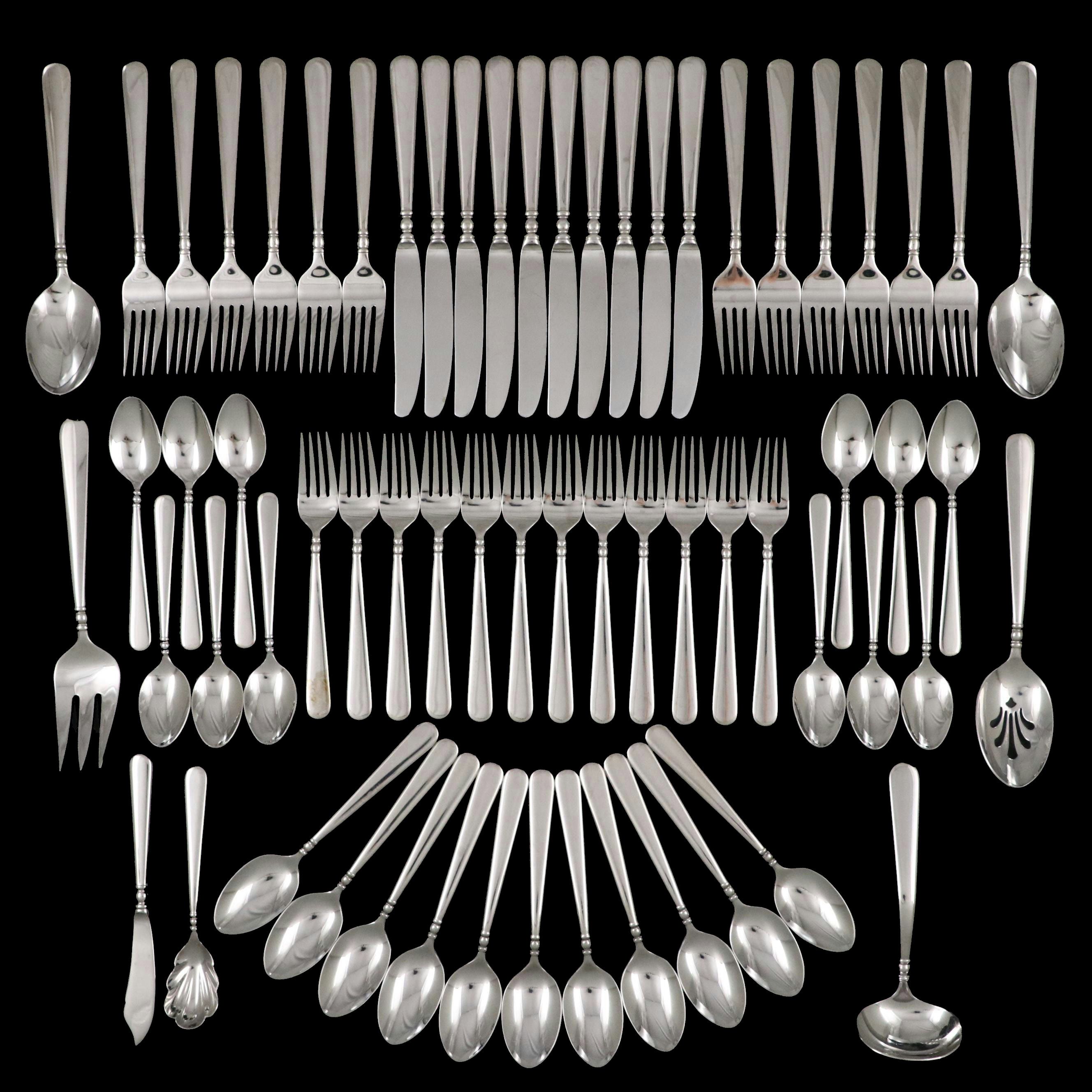 Lenox "Pearl Platinum" Stainless Steel Flatware