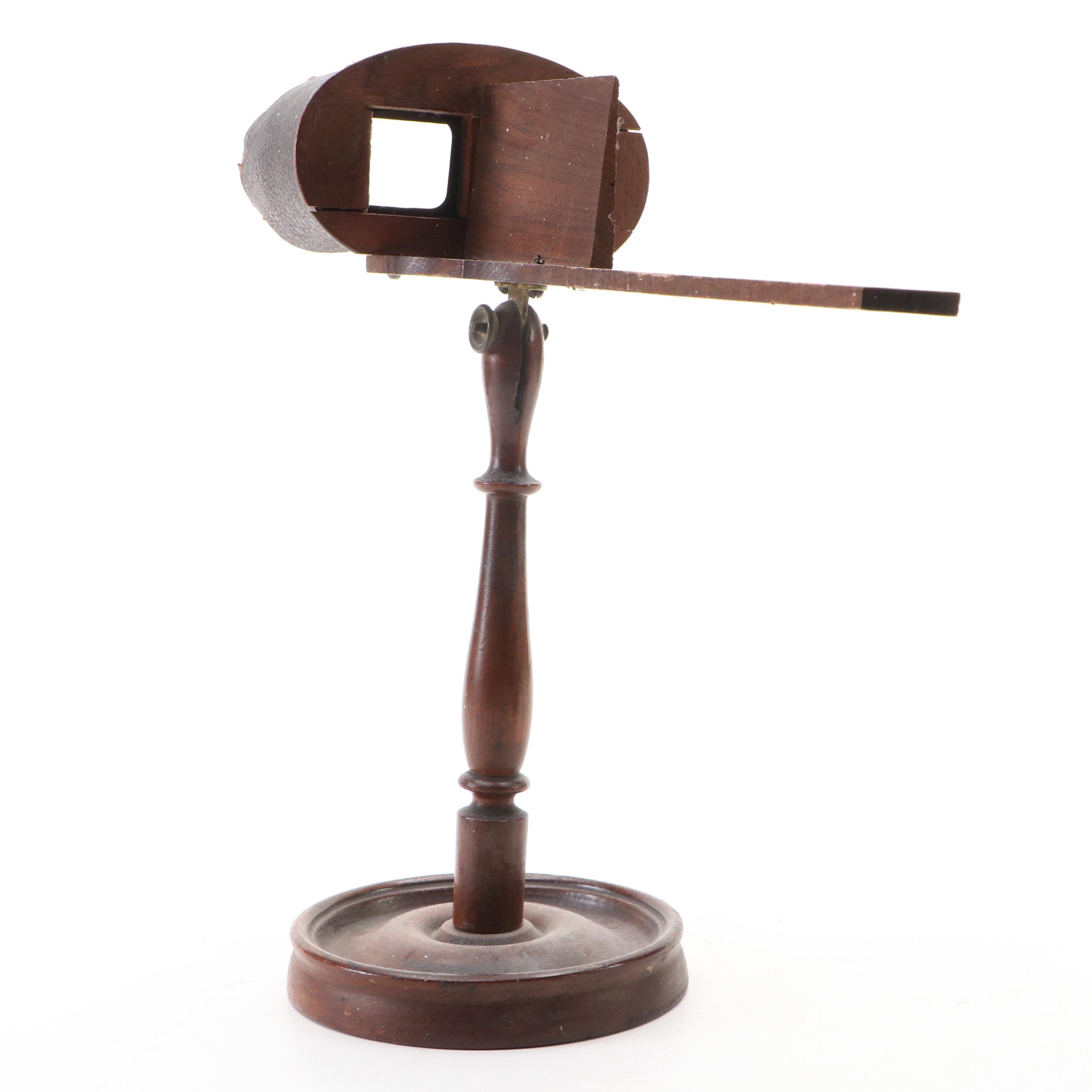 Wooden Stereoscope with View Cards, Late 19th/ Early 20th Century