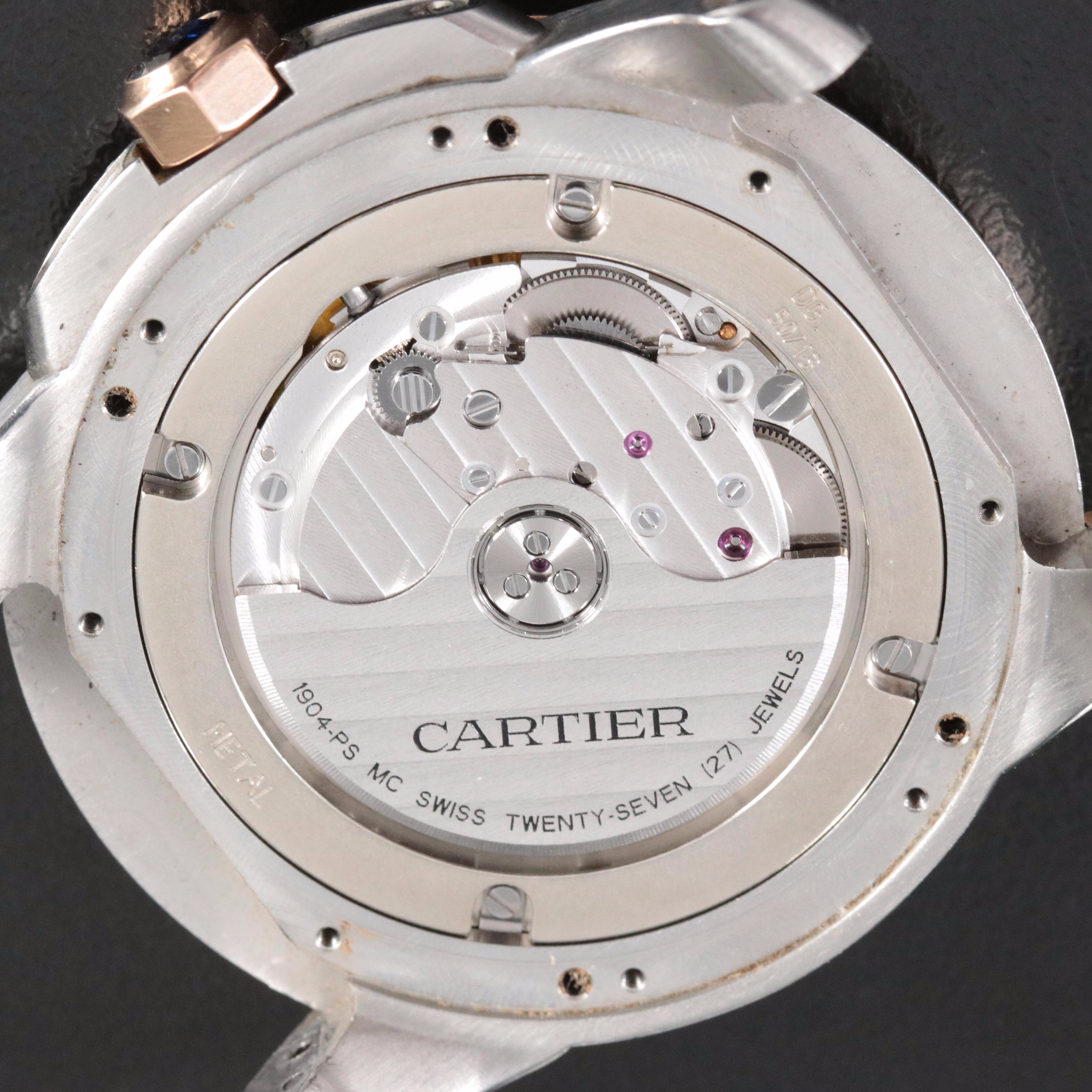 Cartier Caliber de Cartier Diver 3729 Black 42mm Steel & 18K Automatic Watch