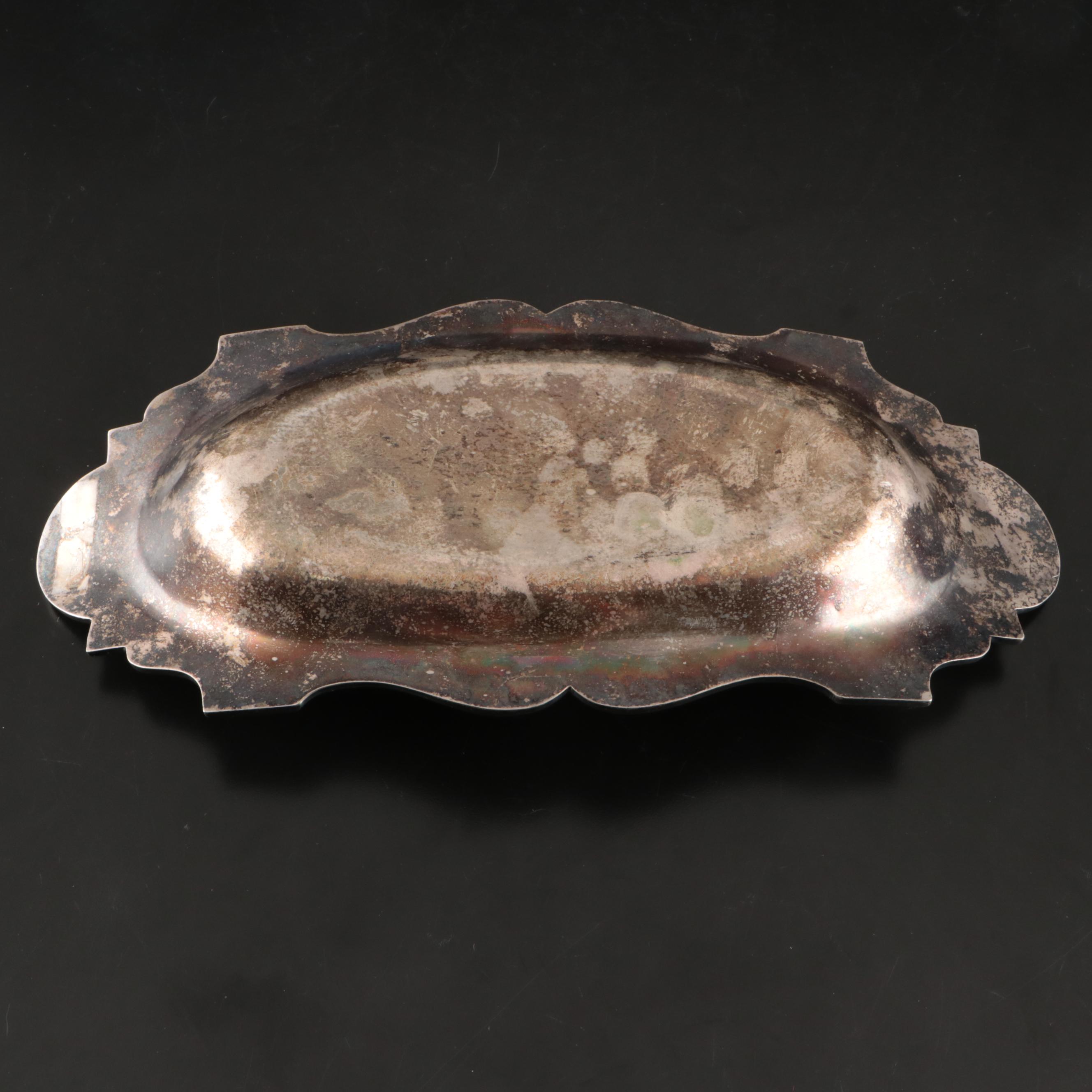 Sheffield and Friedman Silver Plate Serving Dishes with Eton Coffee Urn