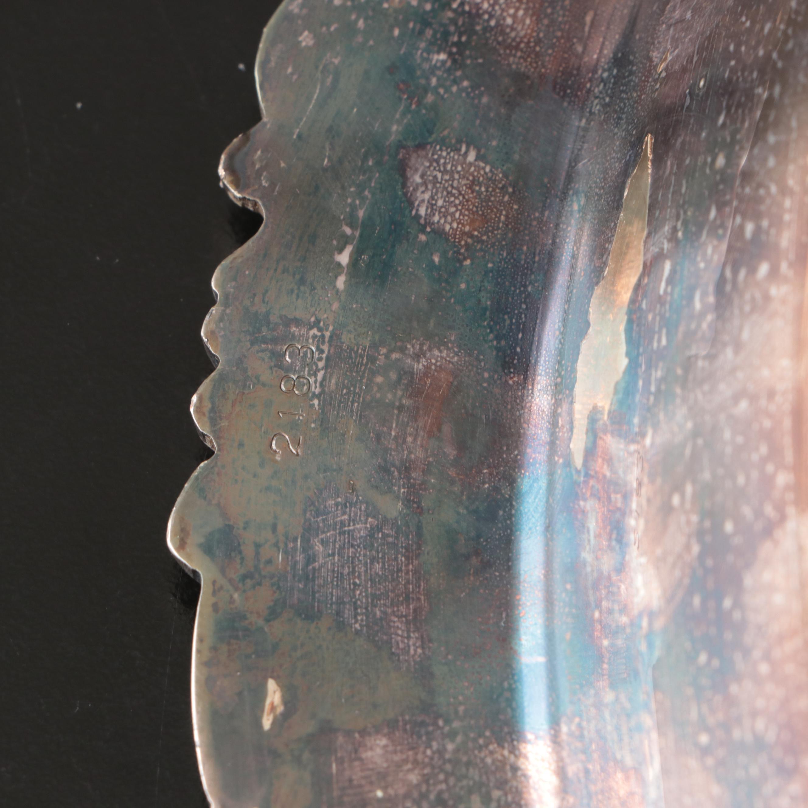 Sheffield and Friedman Silver Plate Serving Dishes with Eton Coffee Urn