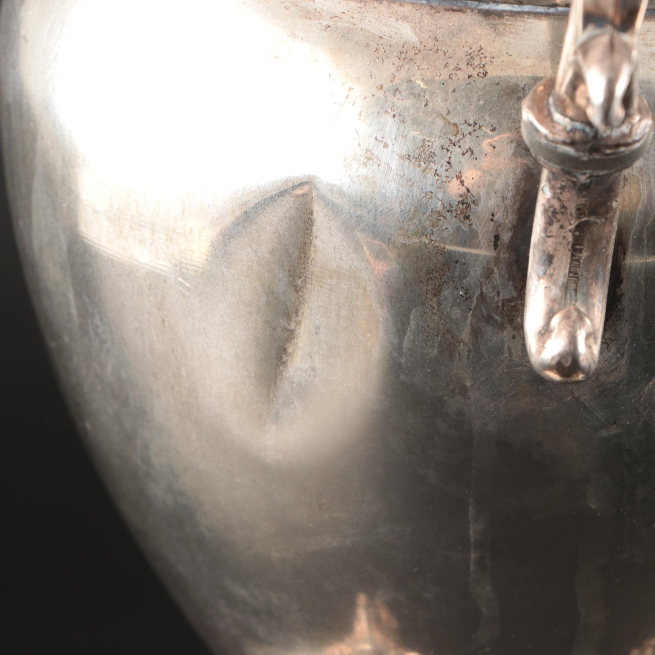 Sheffield and Friedman Silver Plate Serving Dishes with Eton Coffee Urn