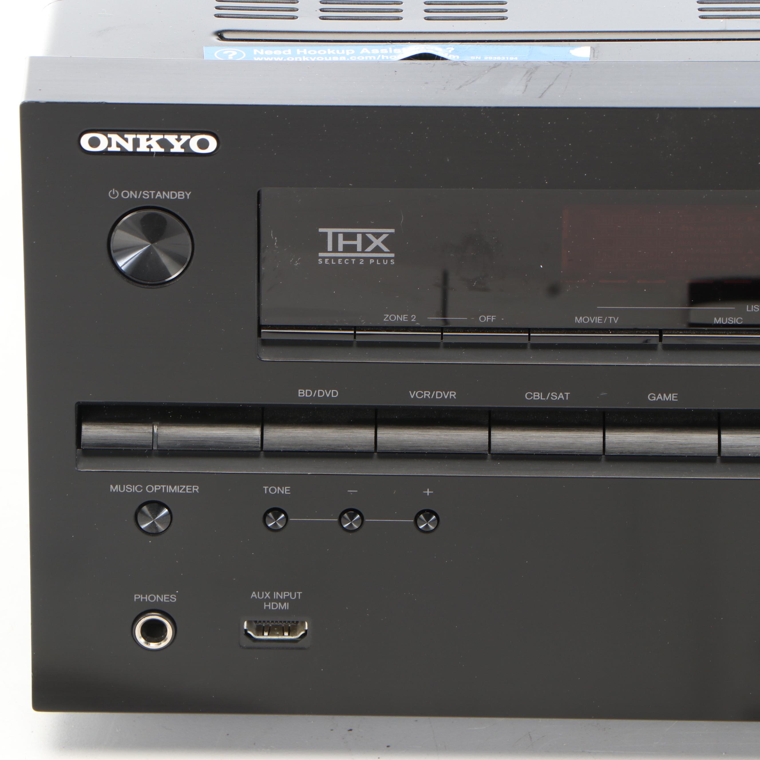 Onkyo TX-NR609 AV Receiver with Remote