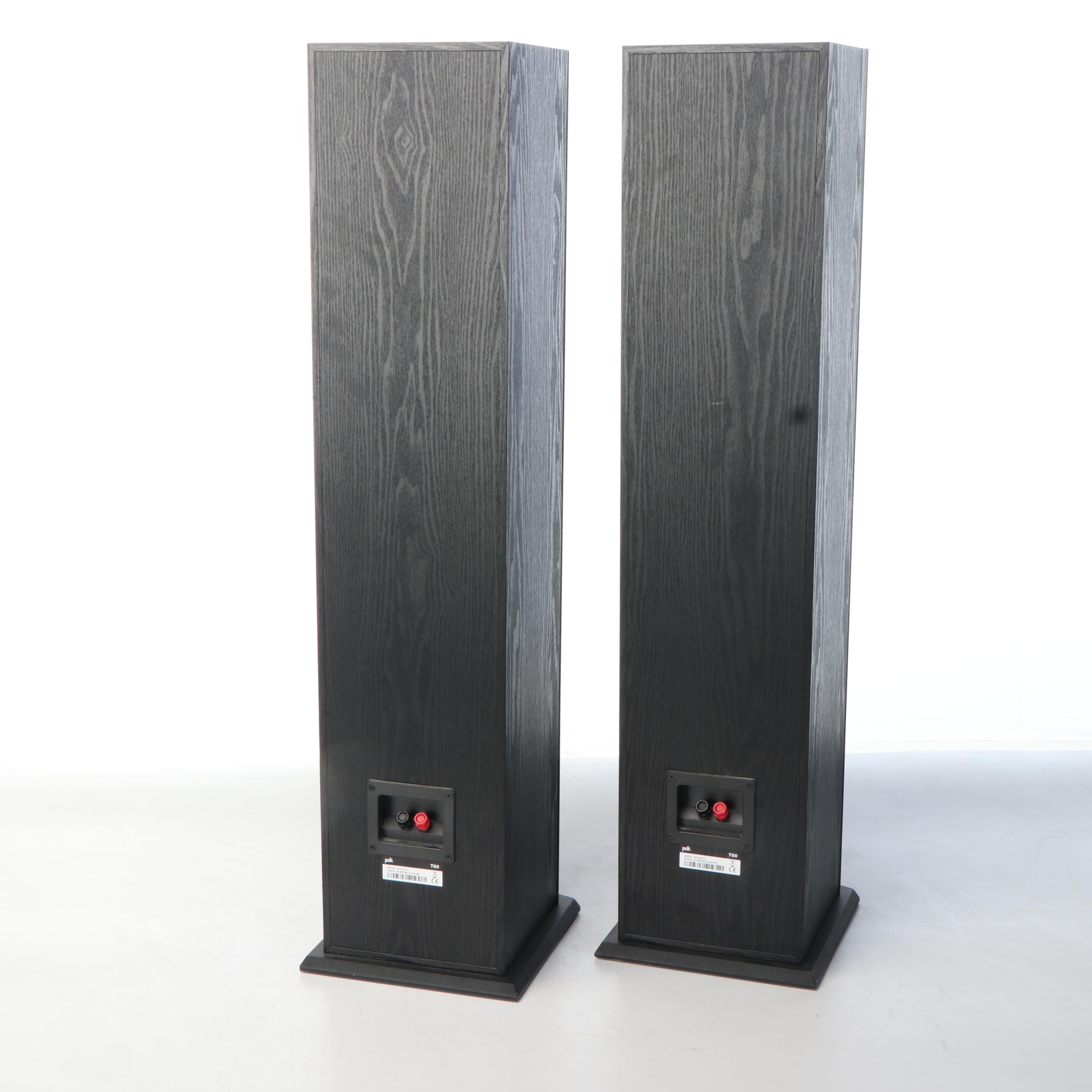 Polk Audio T50 Floor Standing Tower Speakers