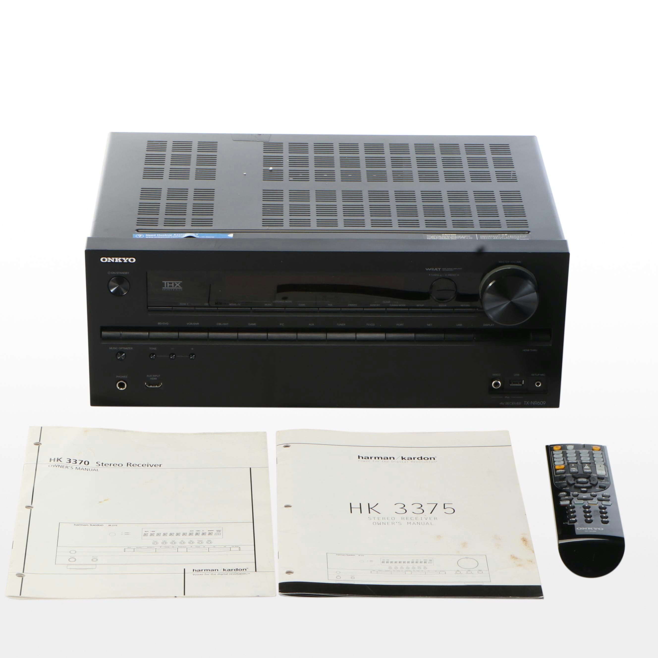 Onkyo TX-NR609 AV Receiver with Remote