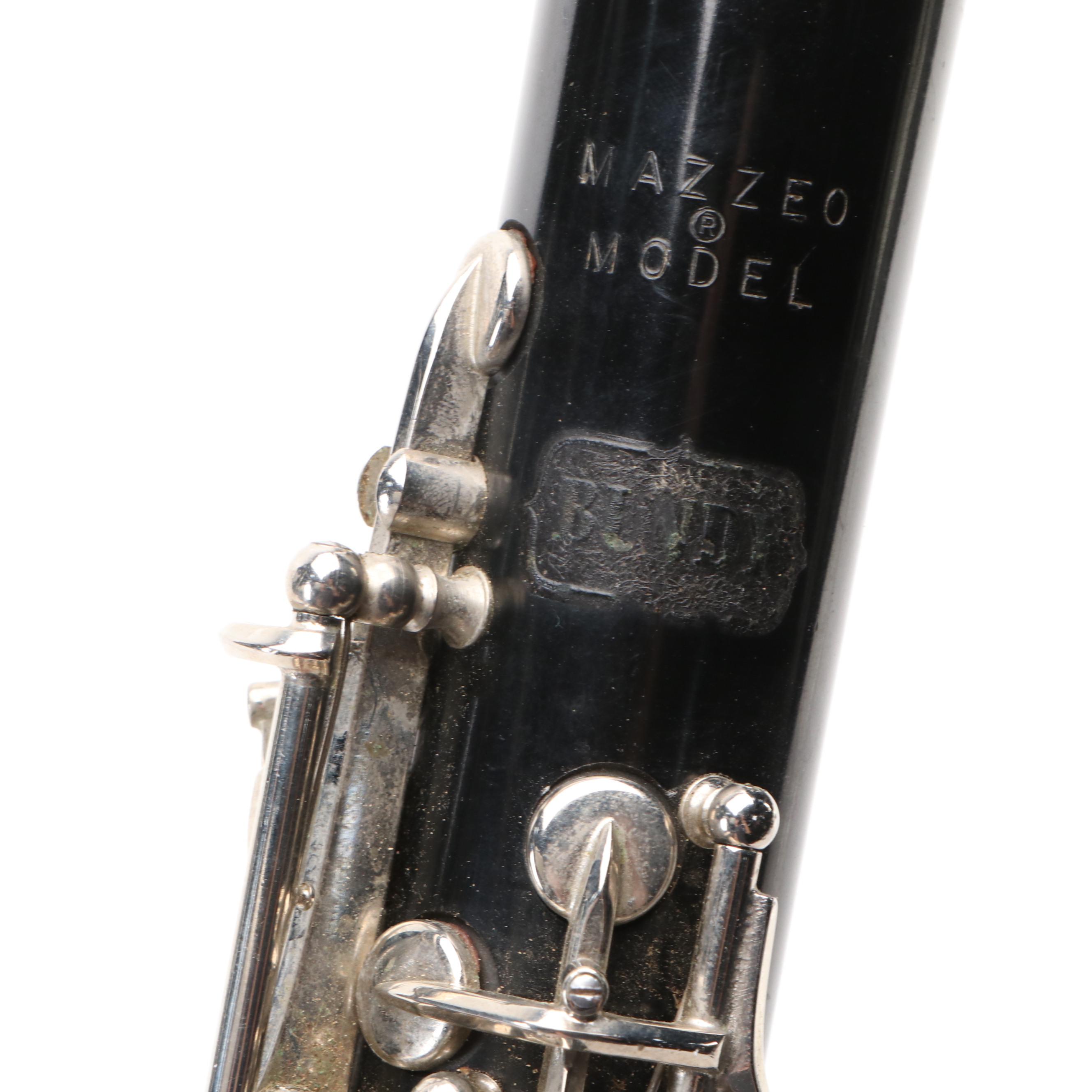 Bundy Mazzeo Resonite Clarinet, Vintage
