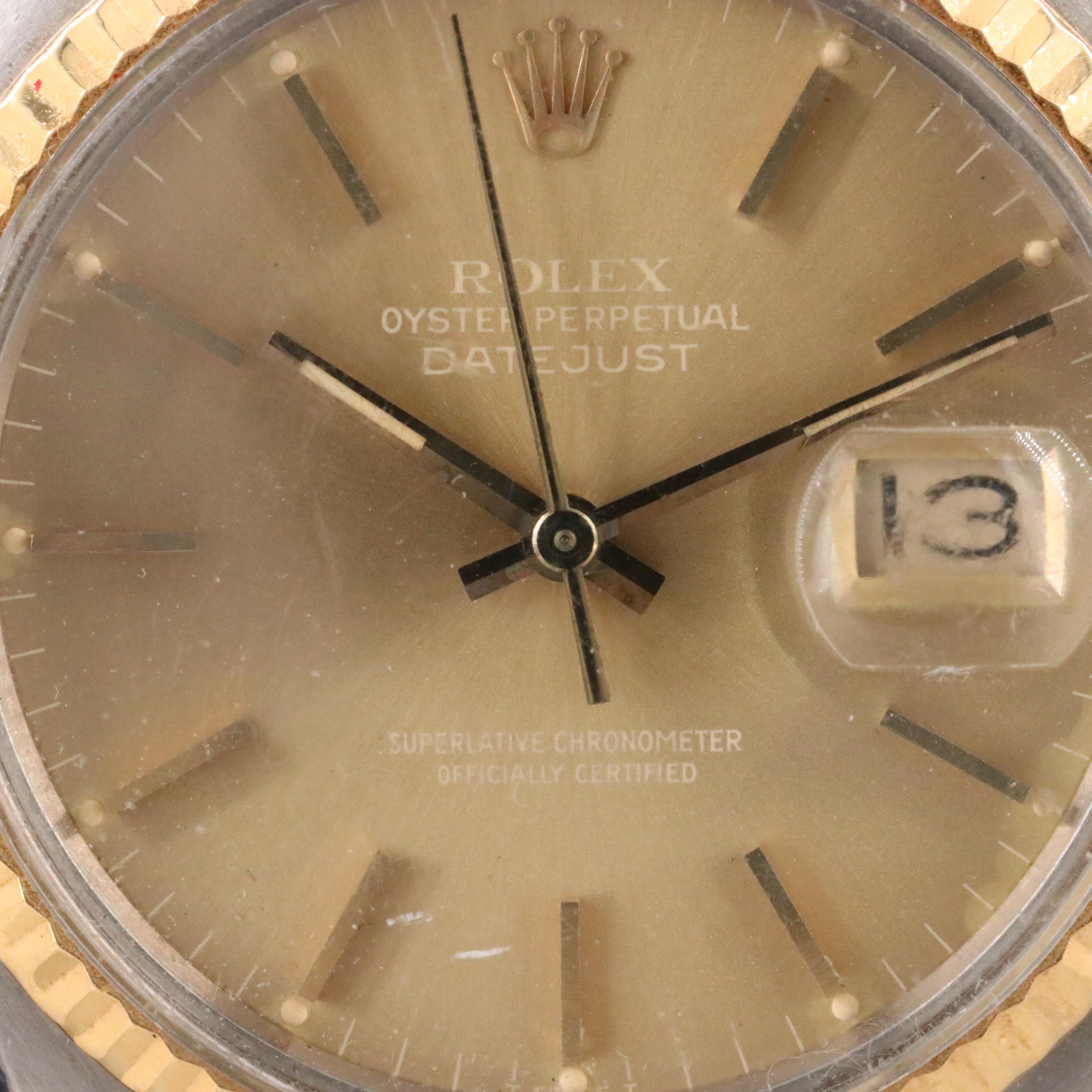 1984 Rolex Oyster Perpetual Two-Tone Datejust Watch