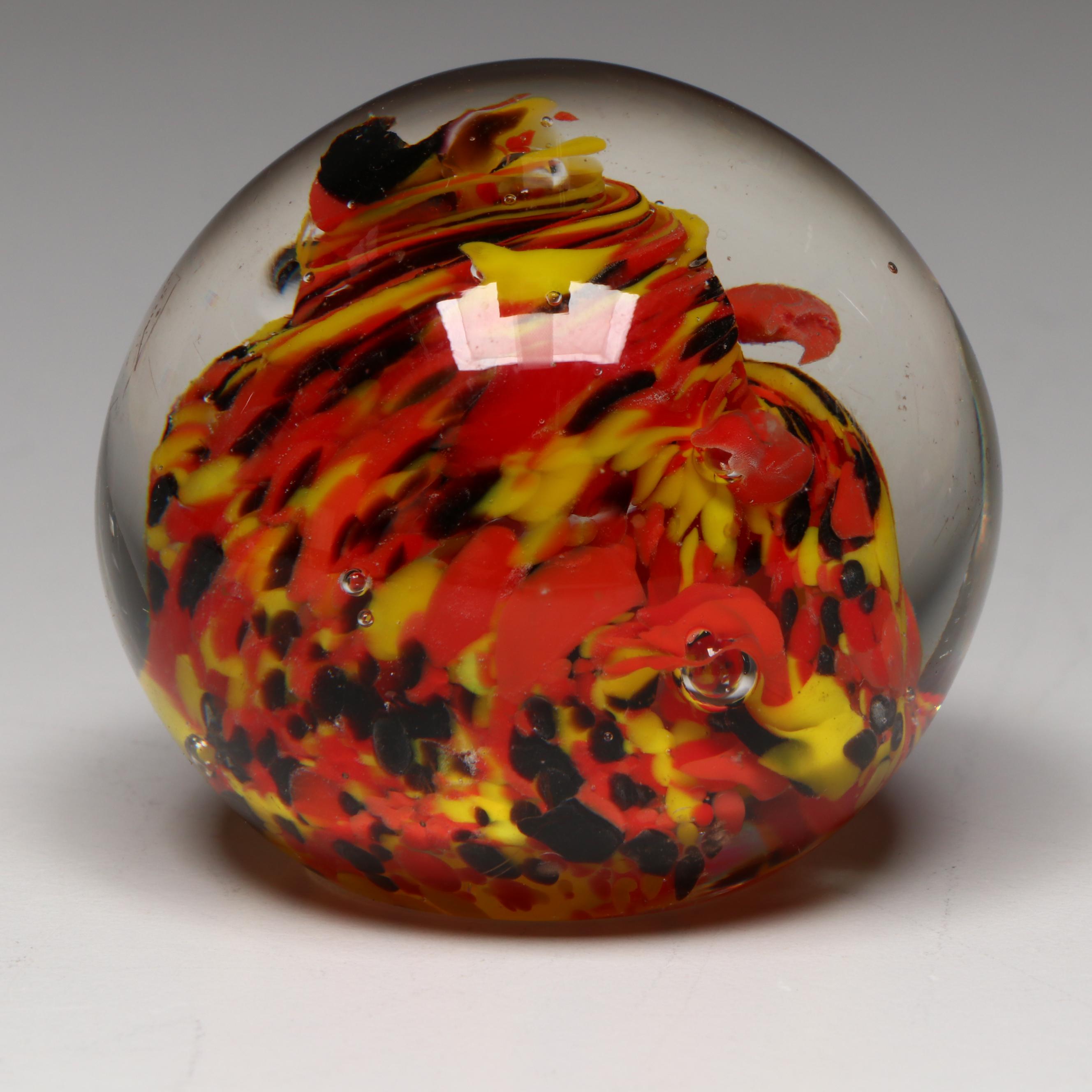 Murano Glass and Swarovski Crystal Paperweights