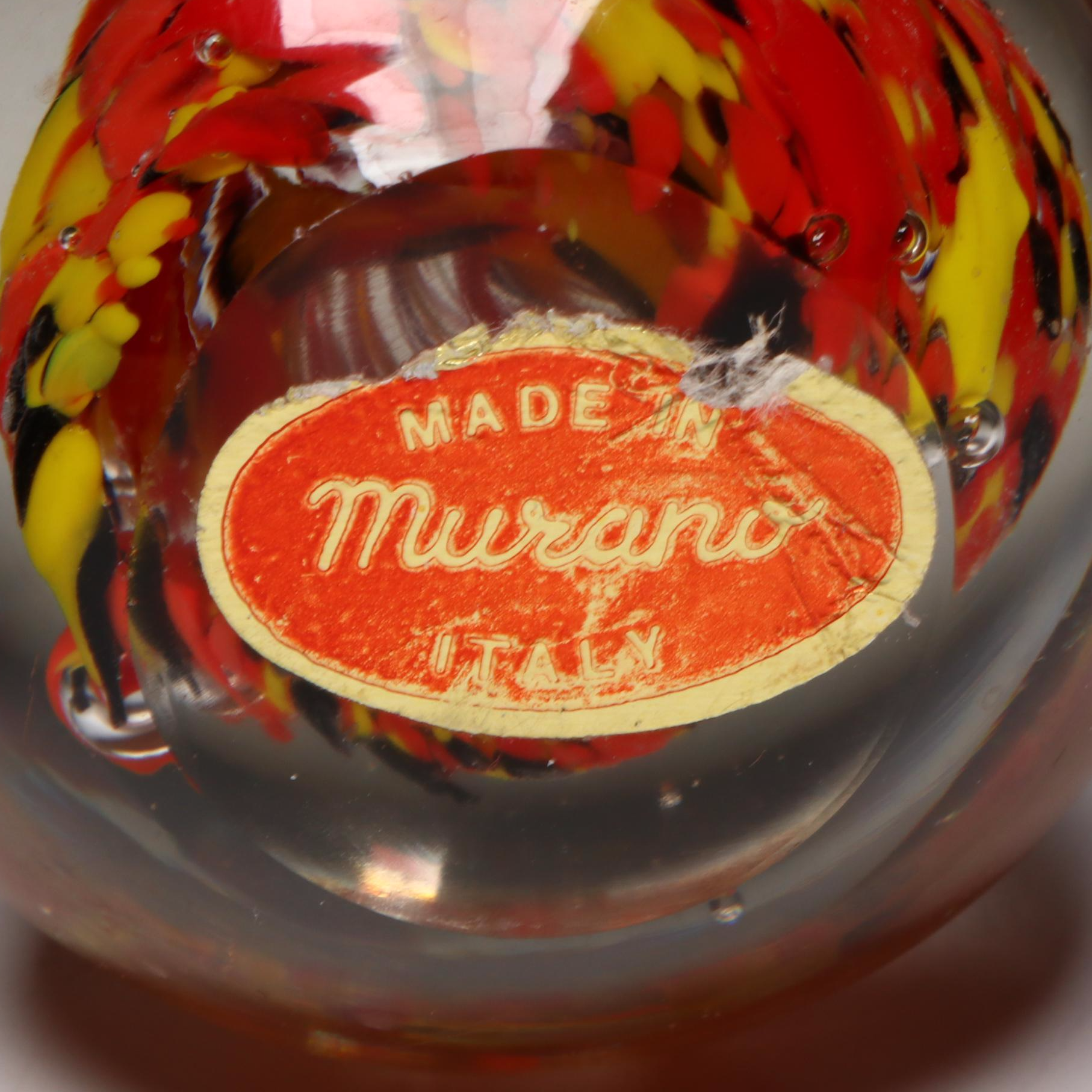 Murano Glass and Swarovski Crystal Paperweights