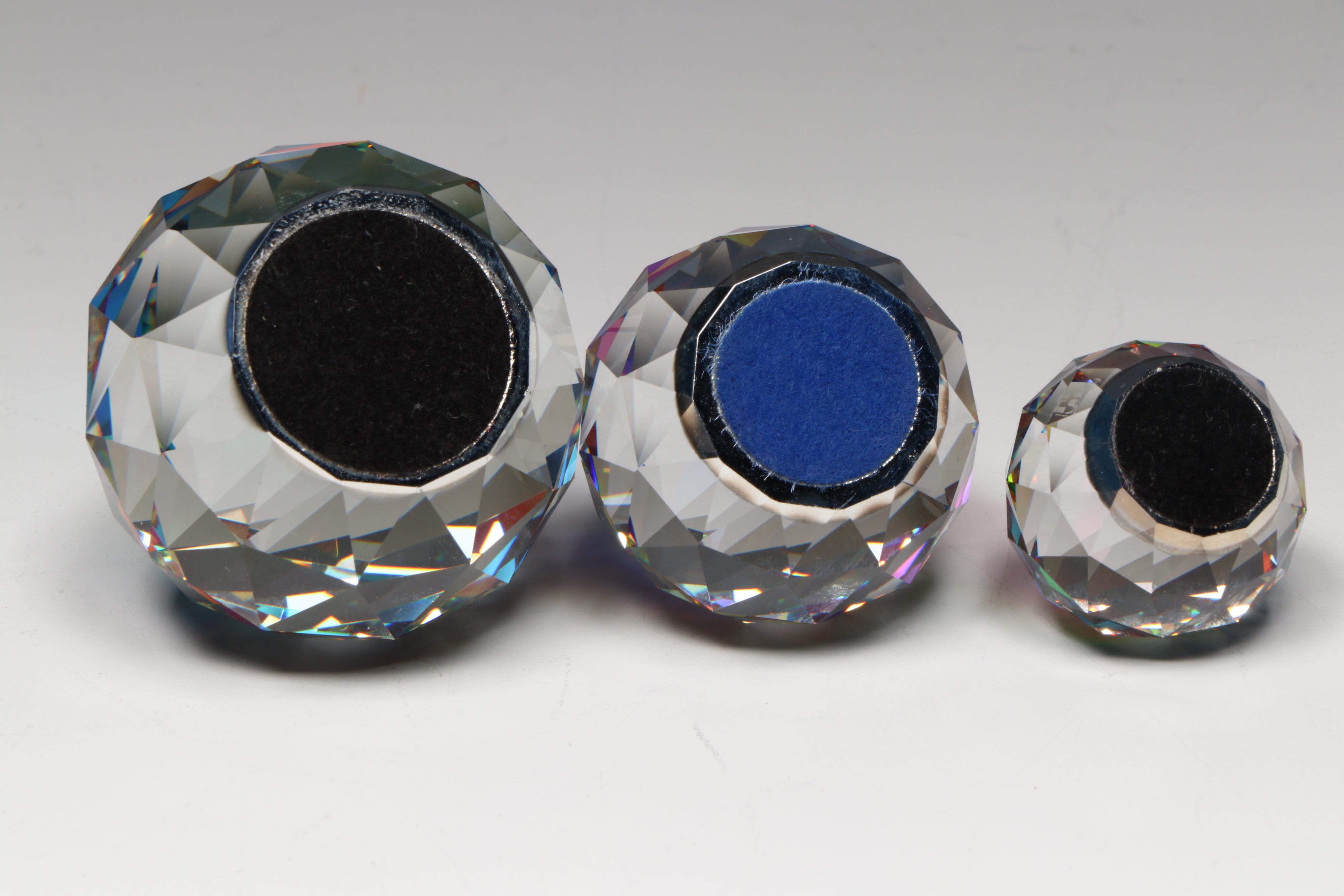 Murano Glass and Swarovski Crystal Paperweights