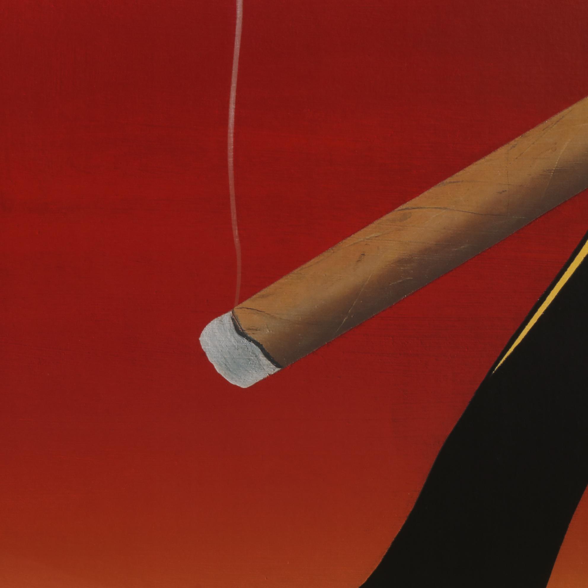 Oversized Razzia Signed Offset Lithograph "Cigars", 1996