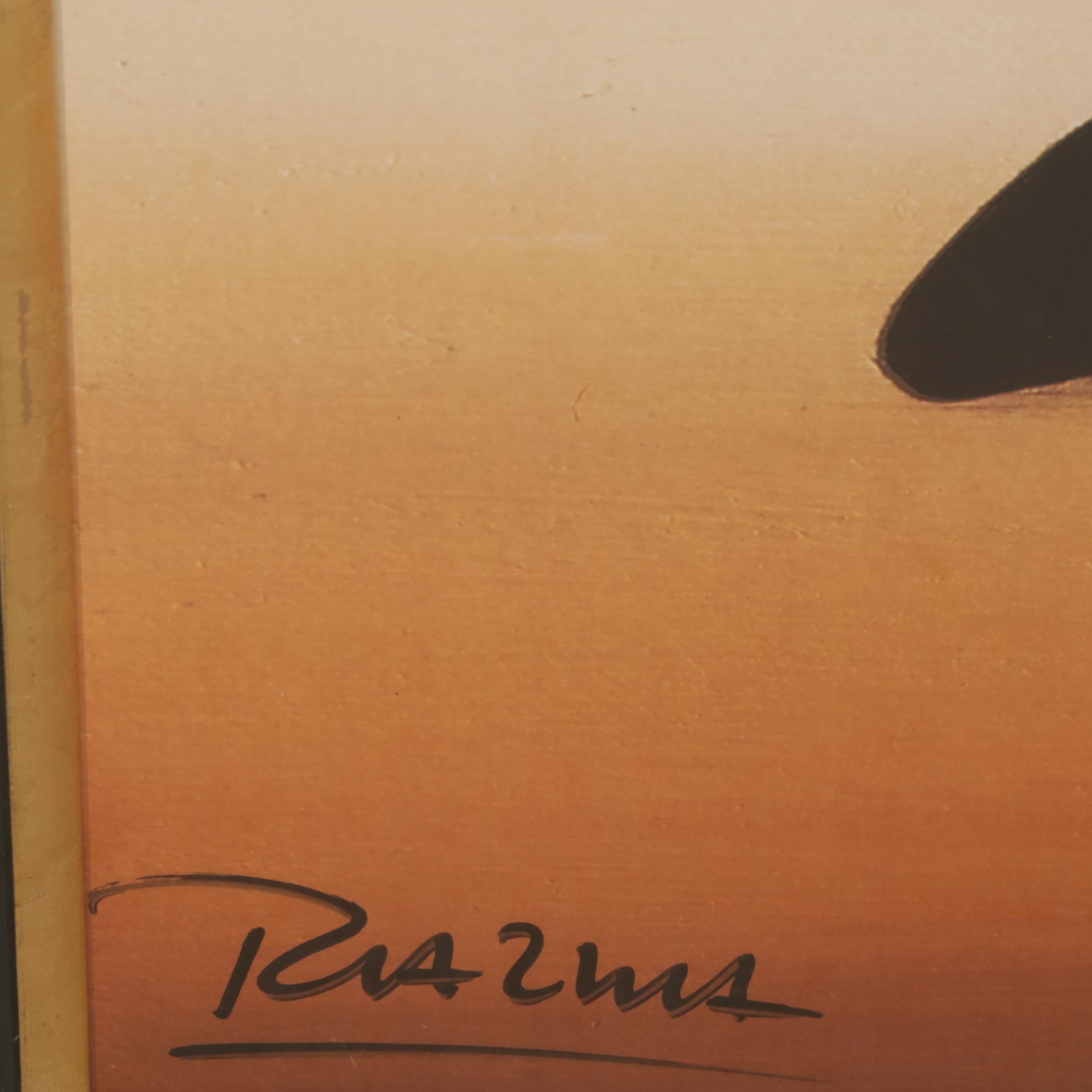 Oversized Razzia Signed Offset Lithograph "Cigars", 1996