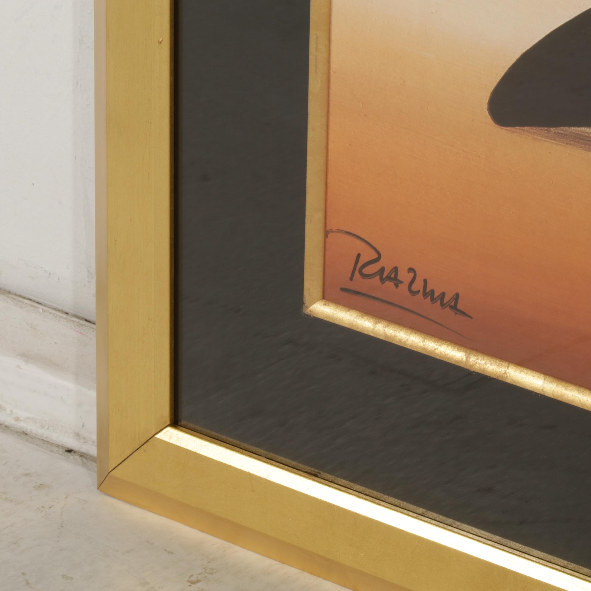 Oversized Razzia Signed Offset Lithograph "Cigars", 1996