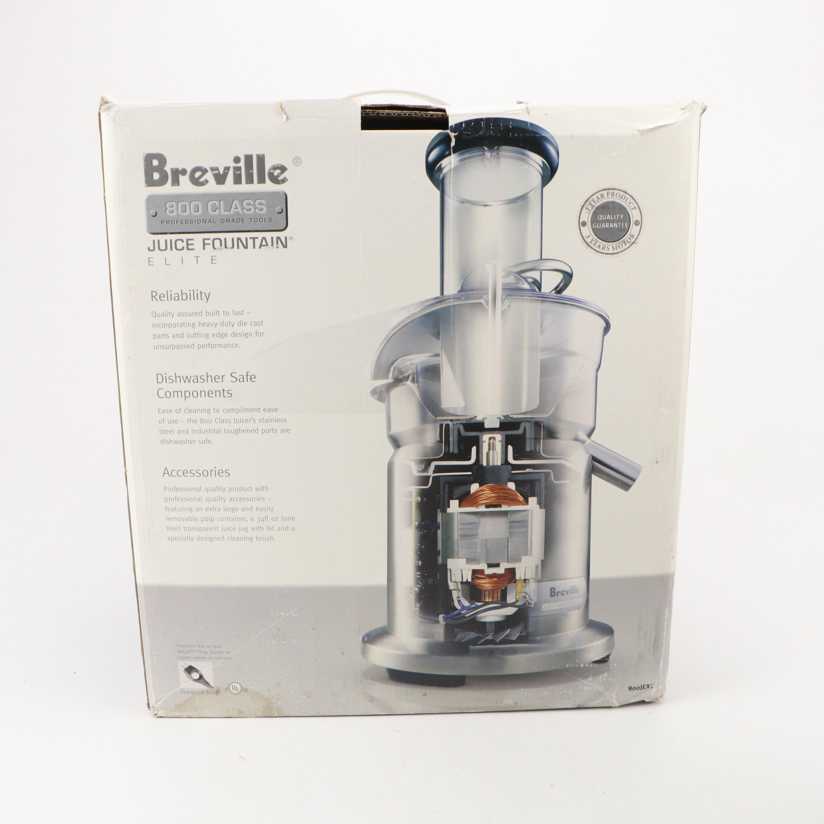 Breville "Elite" 800 Class Juice Fountain