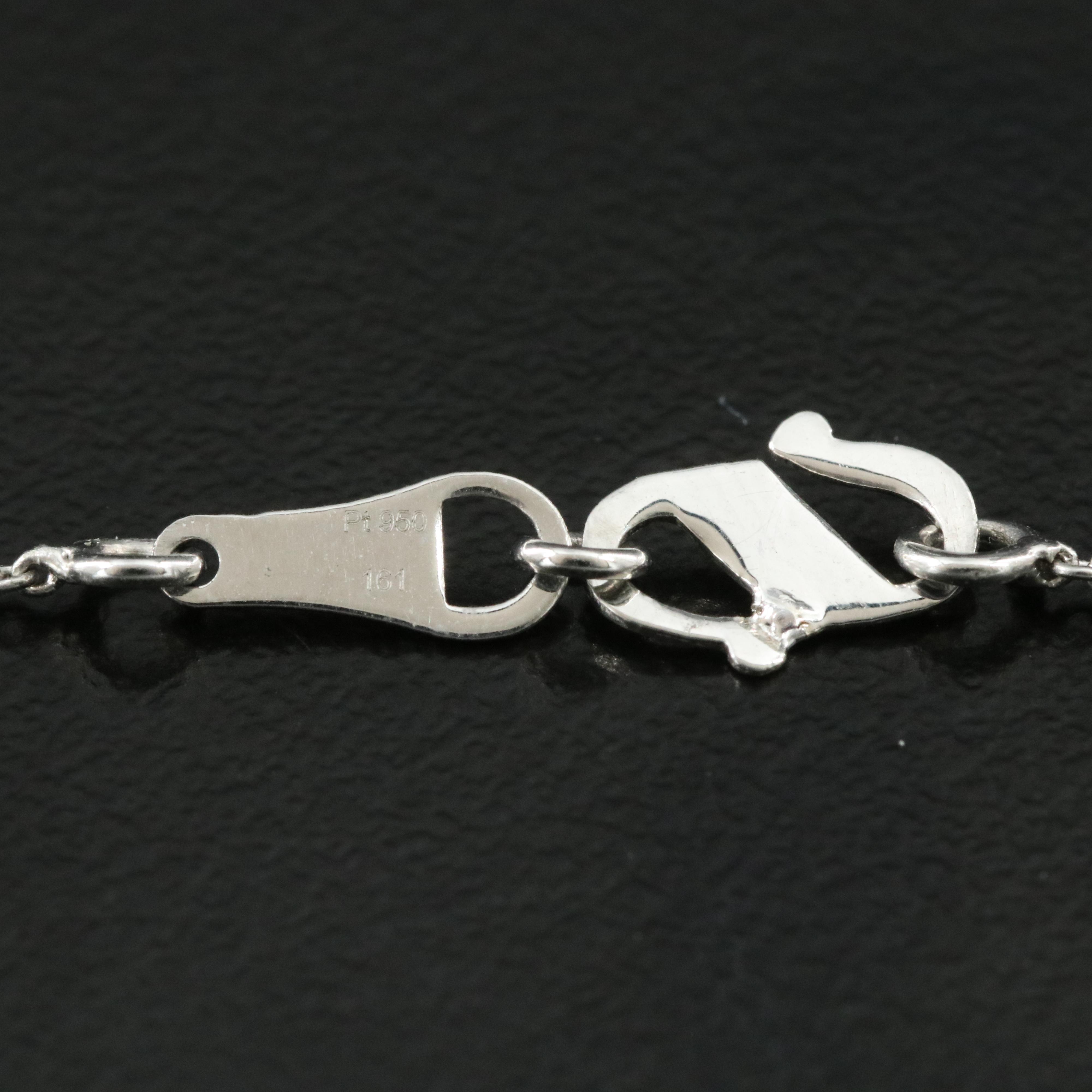 Platinum 4.93 CT Lab Grown Diamond Solitaire Necklace with IGI Report