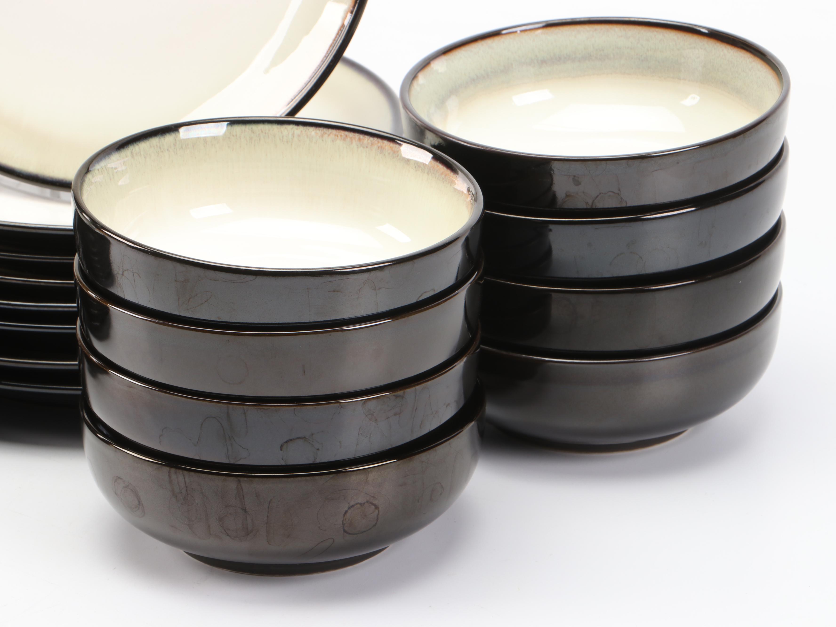 Sango "Nova Black" Ceramic Dinnerware