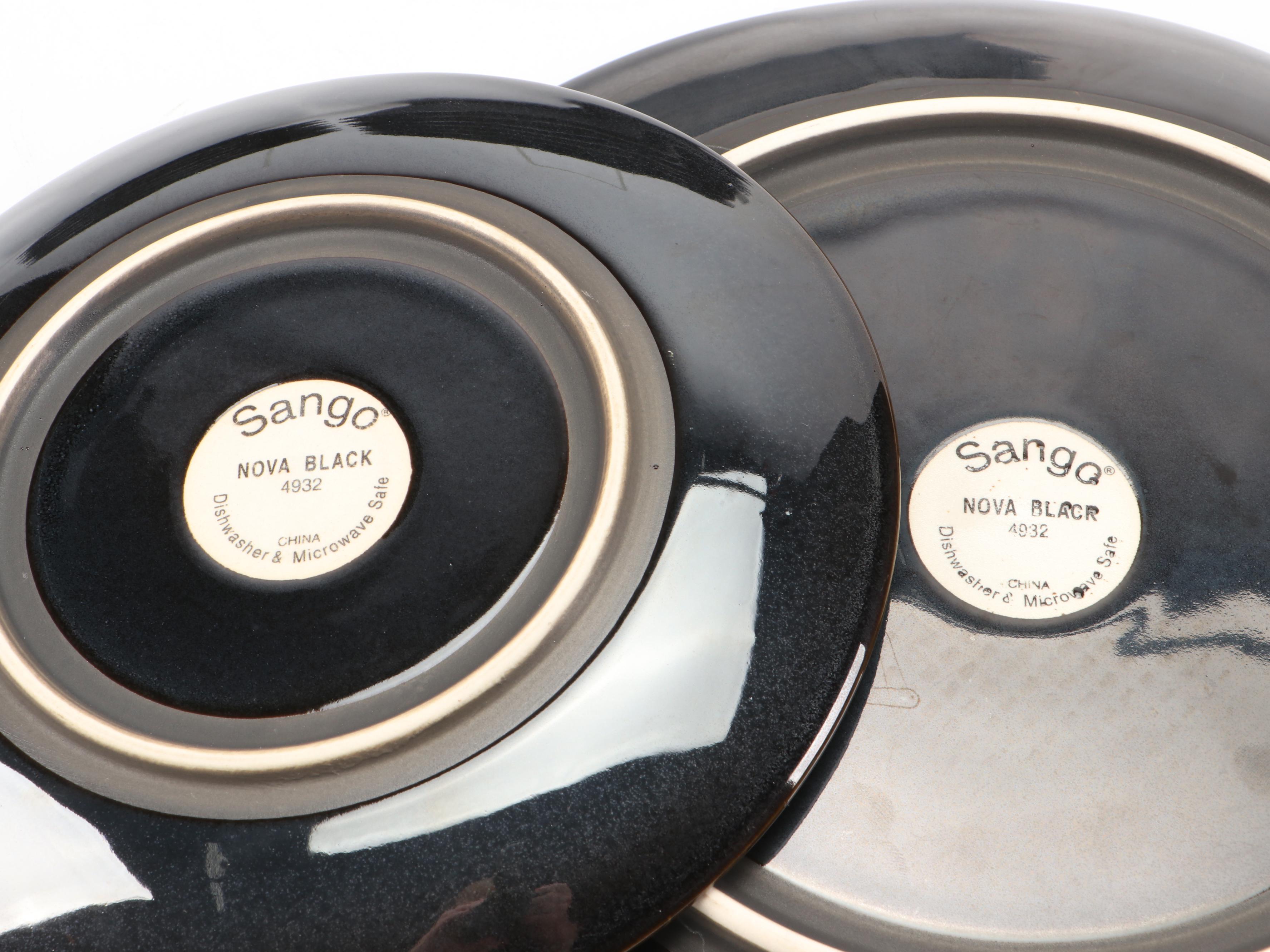 Sango "Nova Black" Ceramic Dinnerware