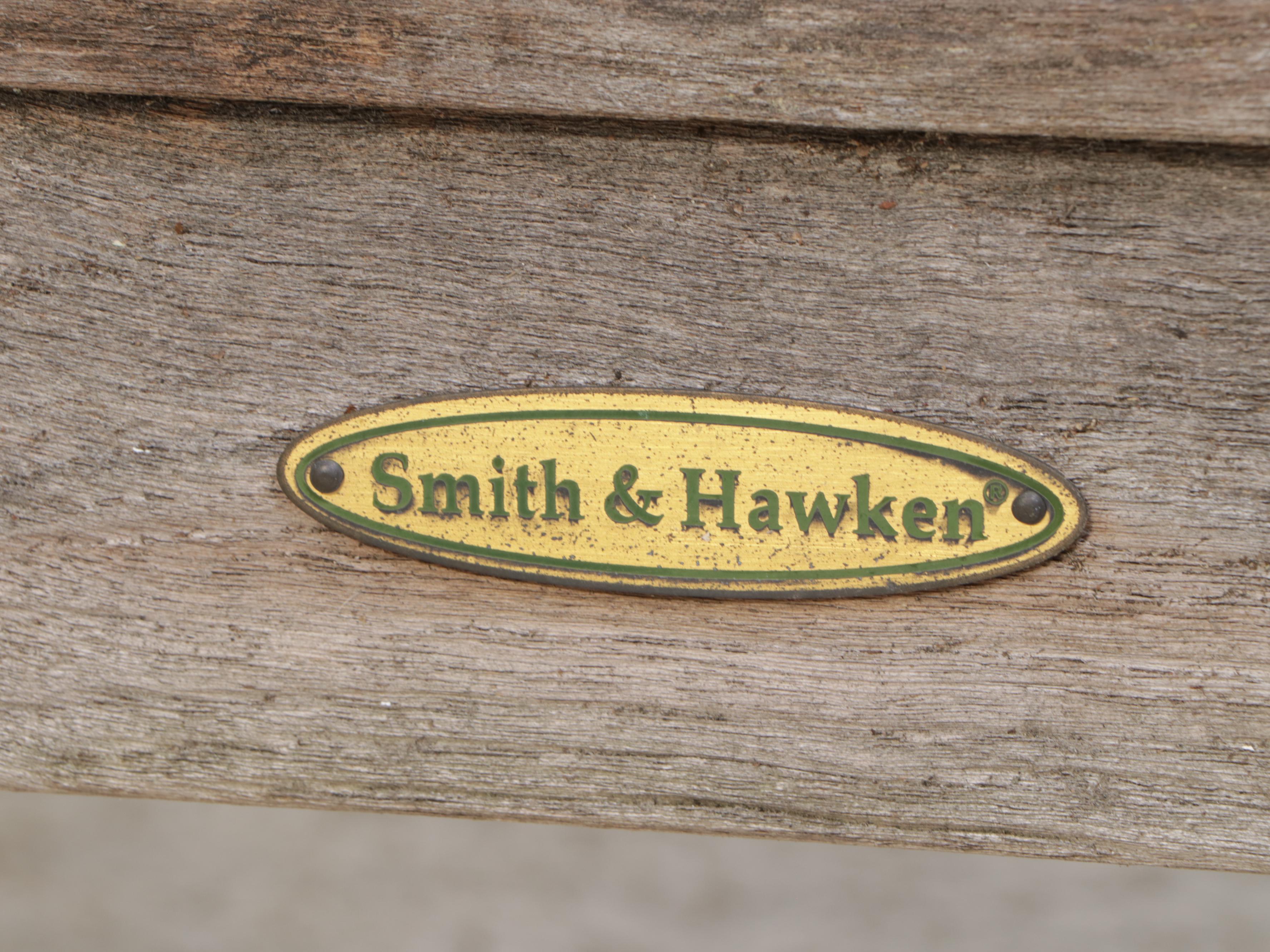 Smith & Hawken Six-Piece Weathered Teak Patio Lounge Furniture Set