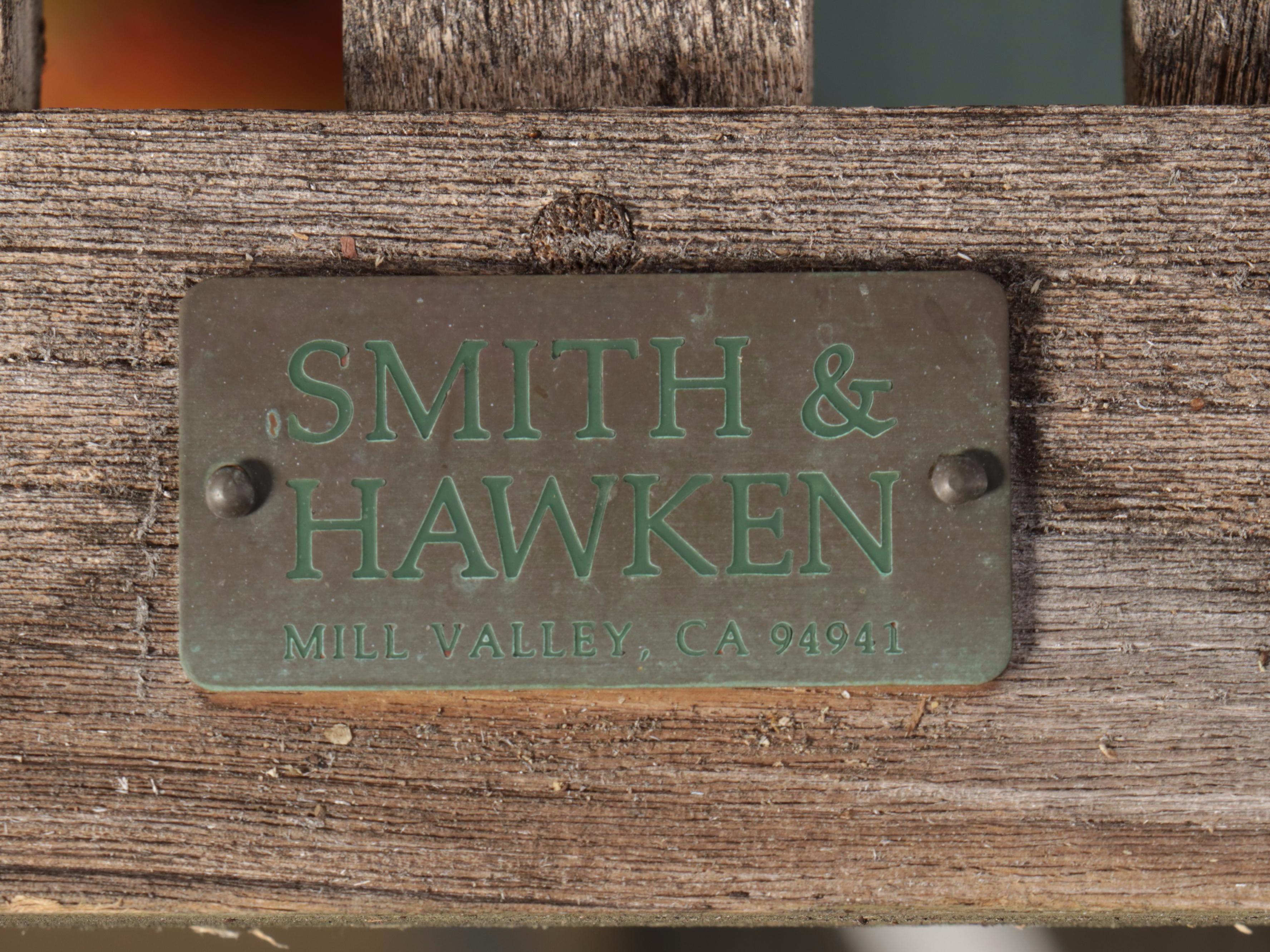 Smith & Hawken Six-Piece Weathered Teak Patio Lounge Furniture Set