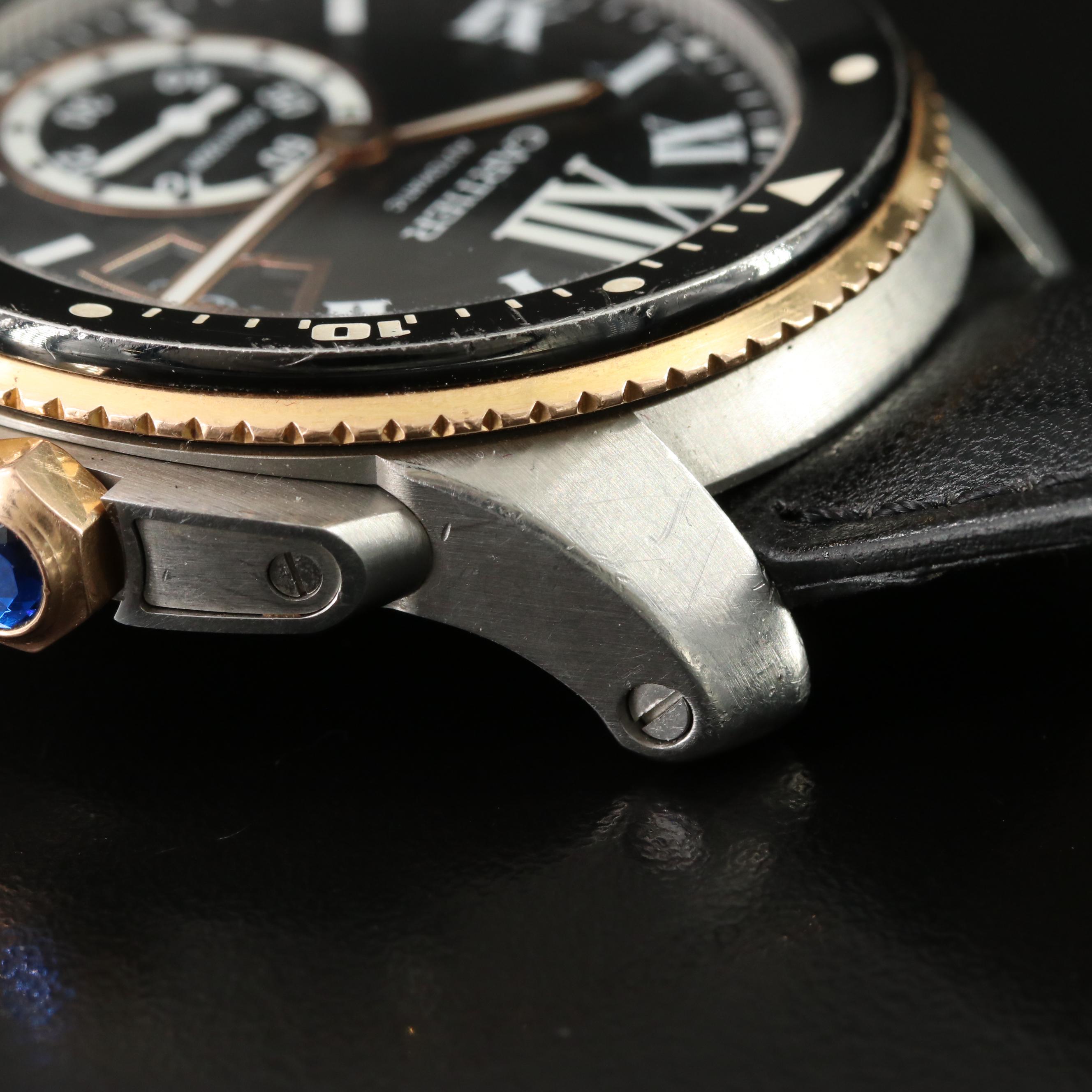 Cartier Caliber de Cartier Diver 3729 Black 42mm Steel & 18K Automatic Watch