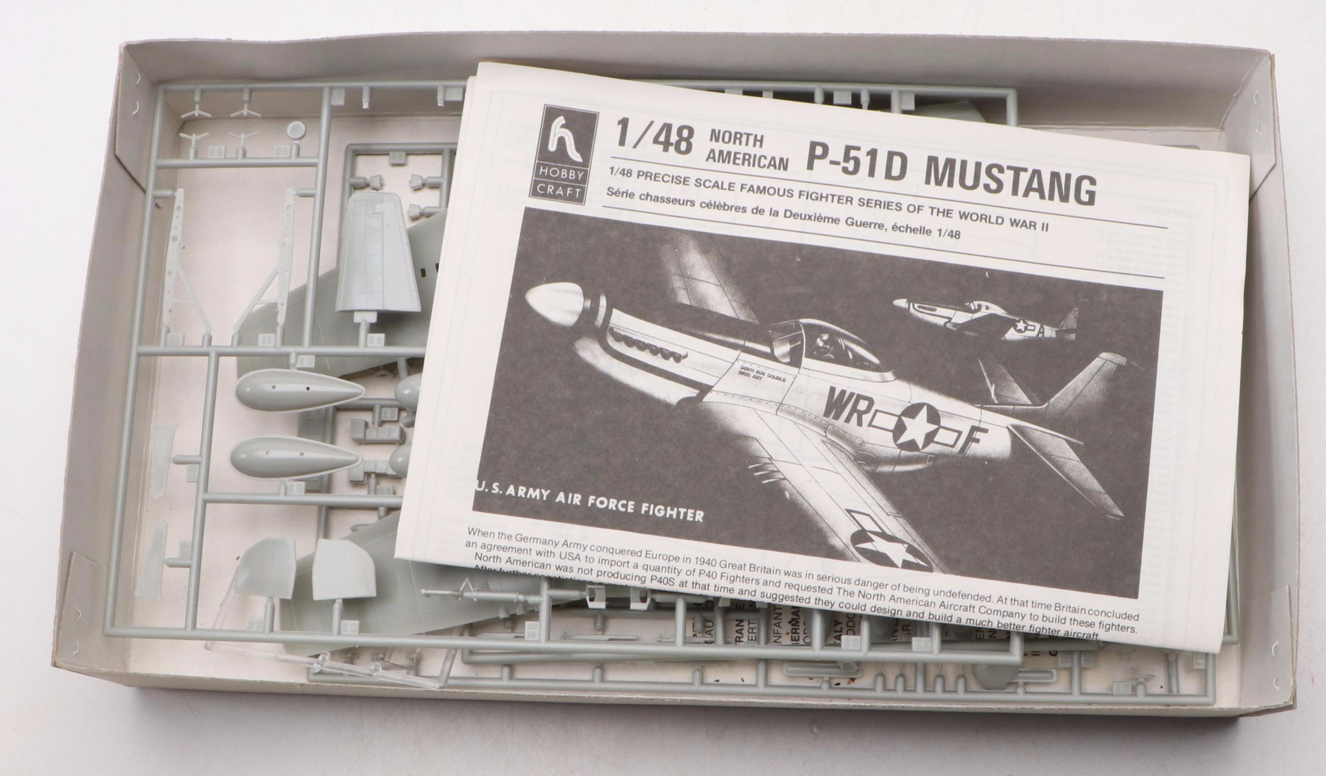 Modelcraft "F-82E Twin Mustang Long Range Fighter Escort" and More Model Kits