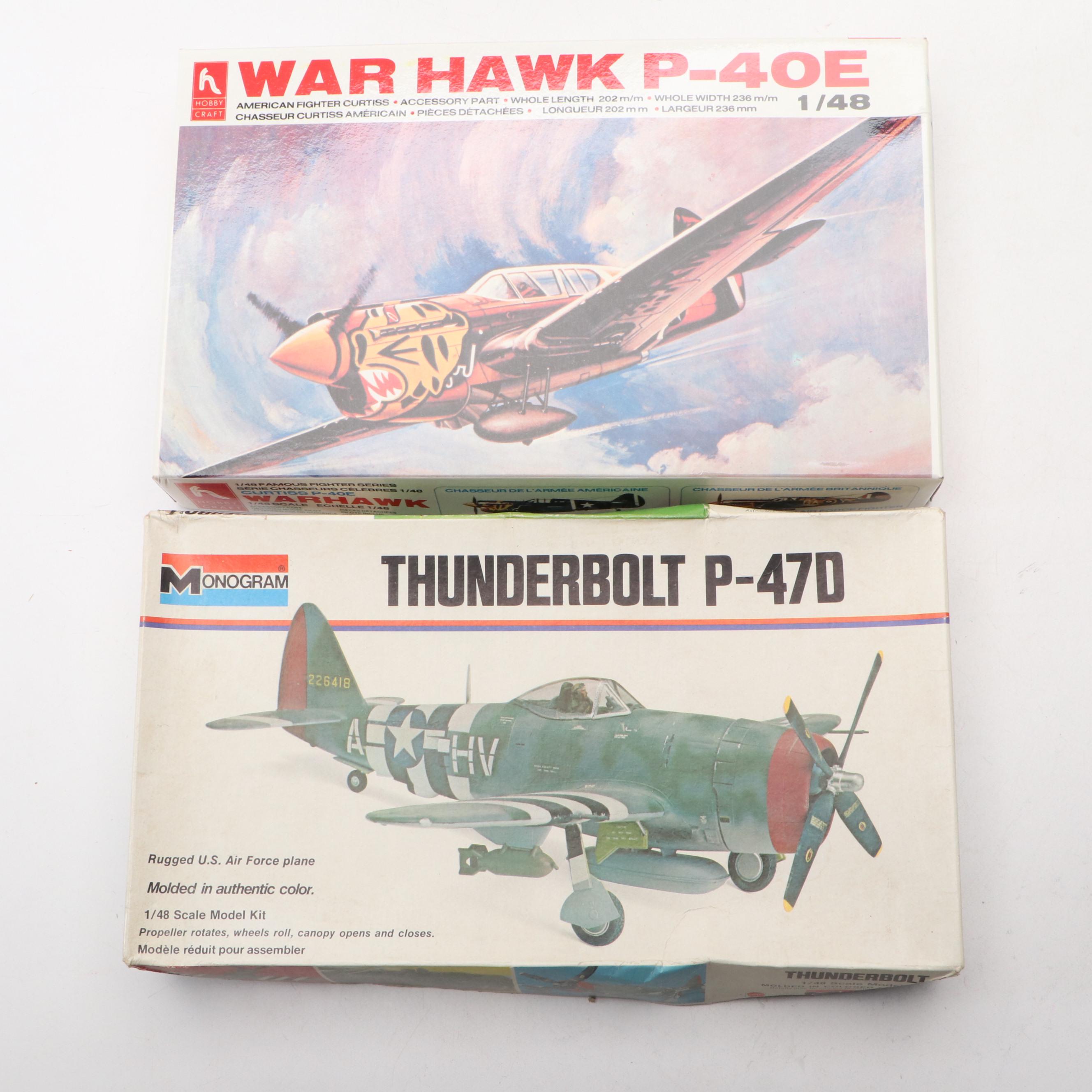 Modelcraft "F-82E Twin Mustang Long Range Fighter Escort" and More Model Kits