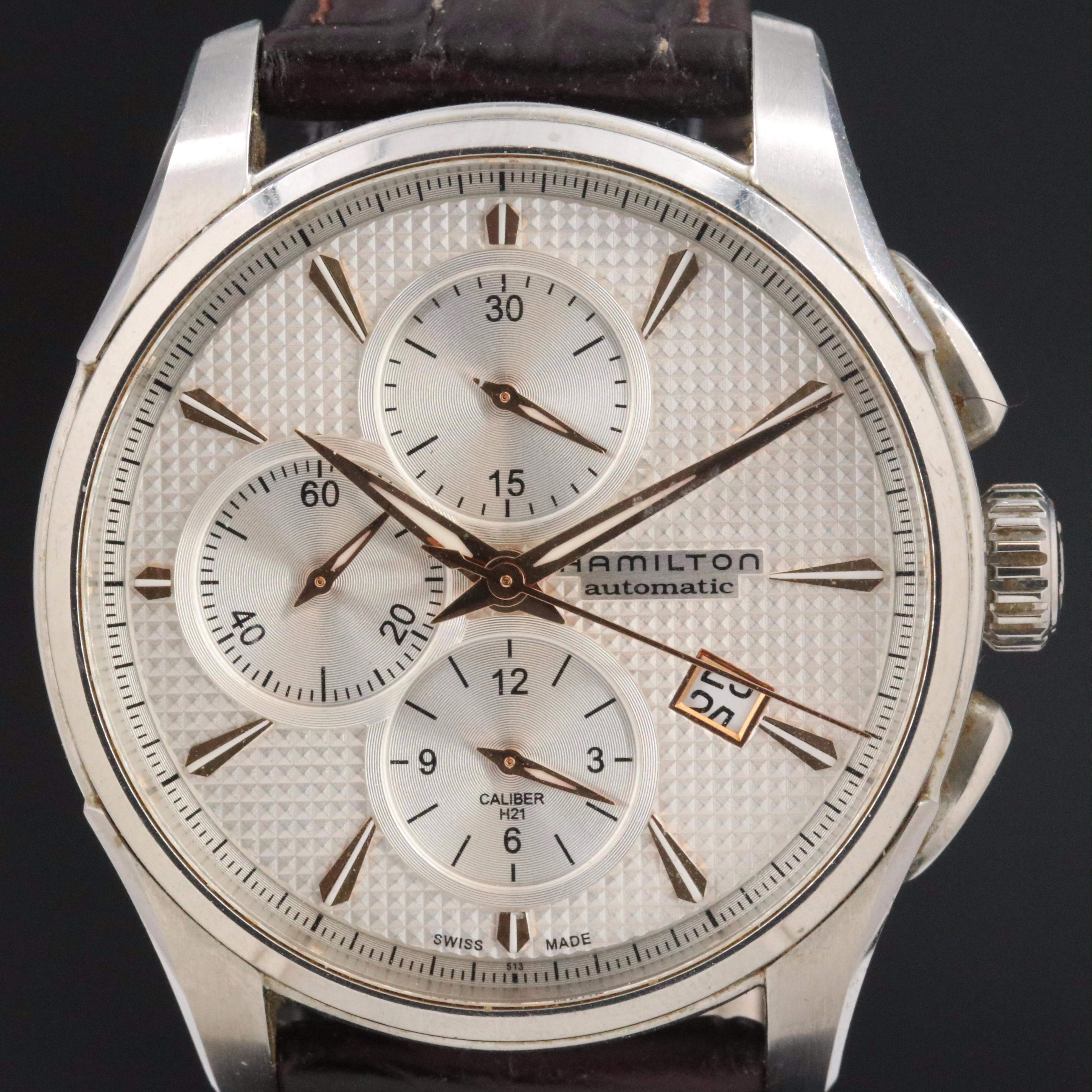 Hamilton Jazzmaster Chronograph 42mm Steel Automatic Watch H325960