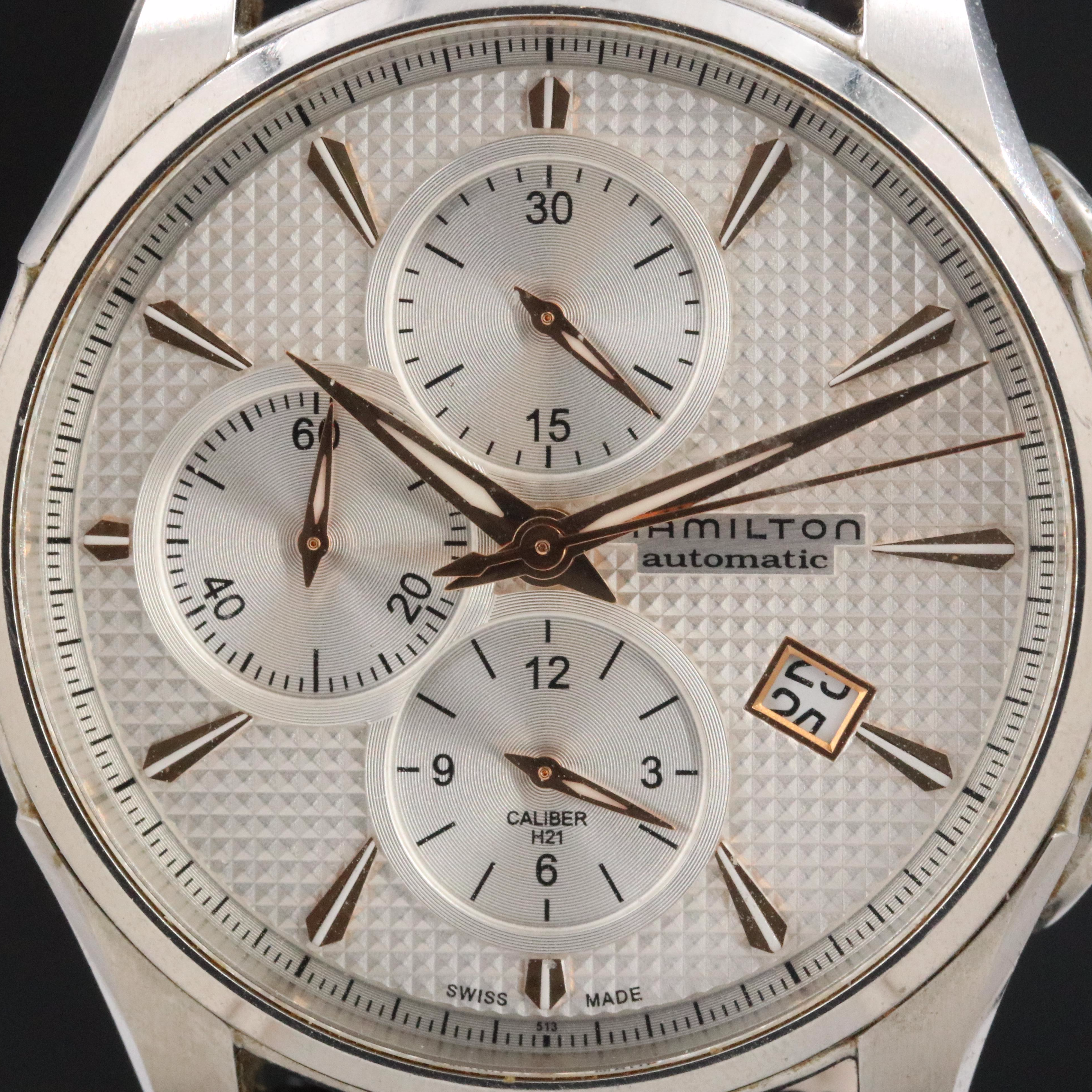 Hamilton Jazzmaster Chronograph 42mm Steel Automatic Watch H325960