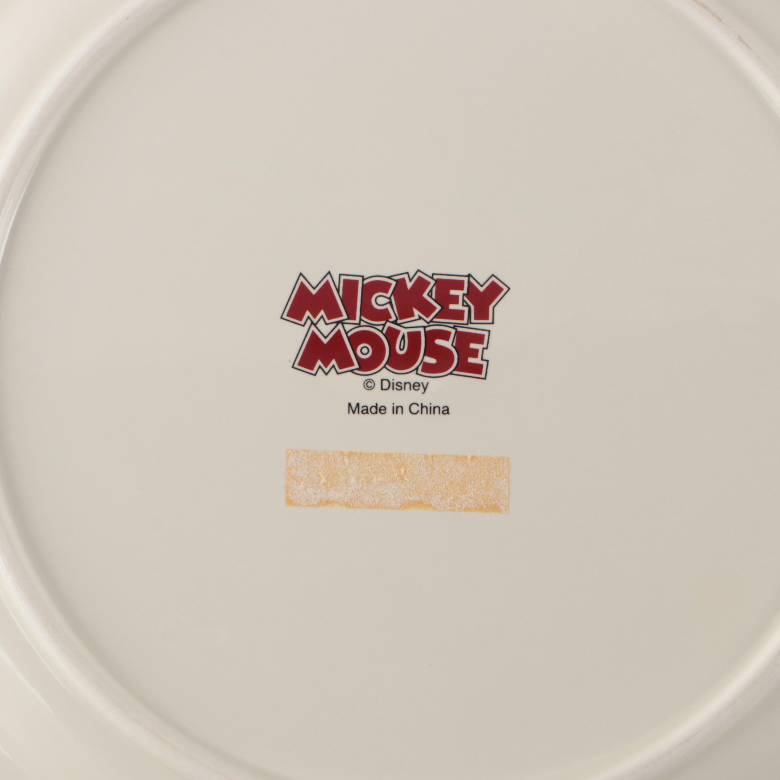 Disney "Mickey Mouse" Ceramic Dinnerware