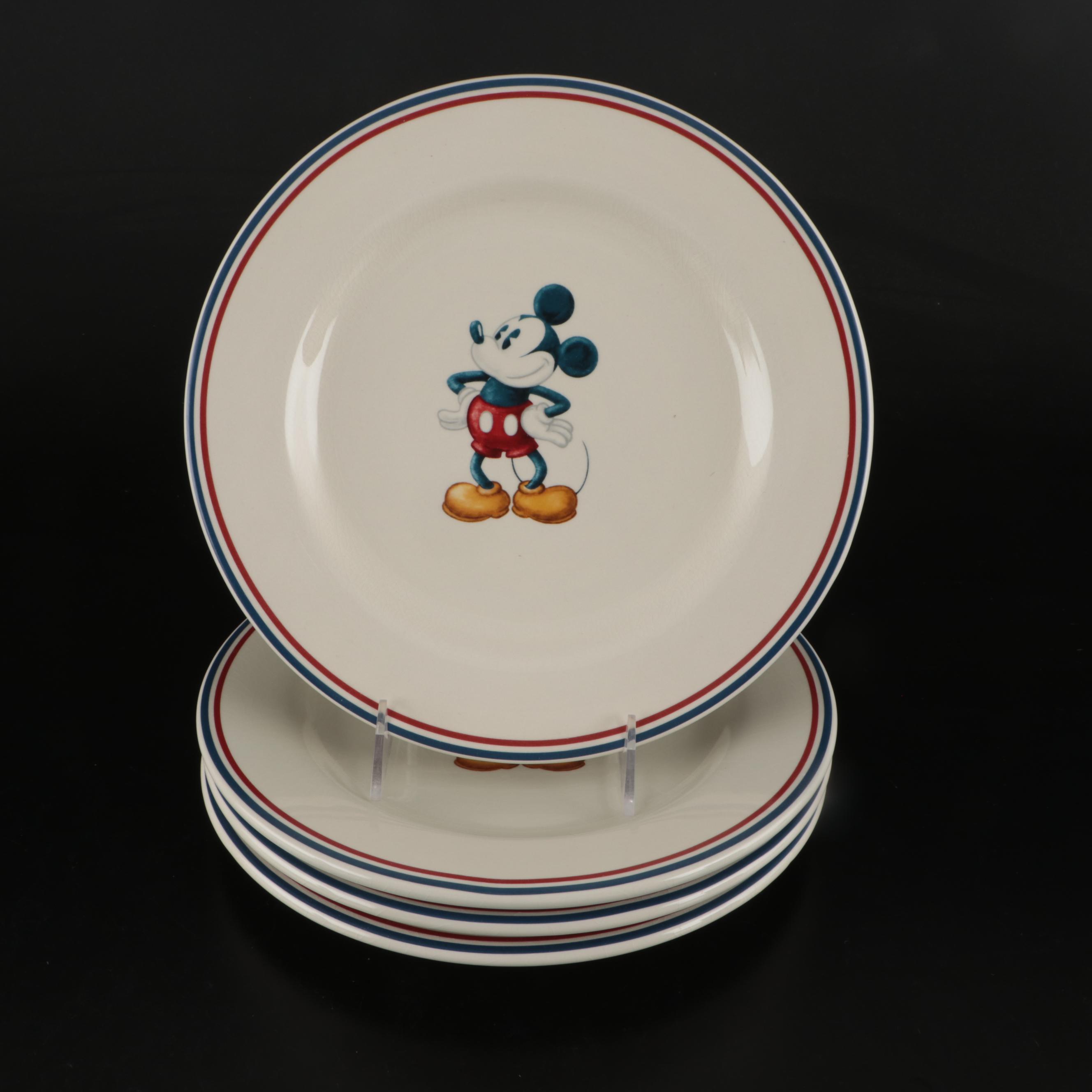Disney Mickey Mouse and Stars Ceramic and Glass Dinnerware