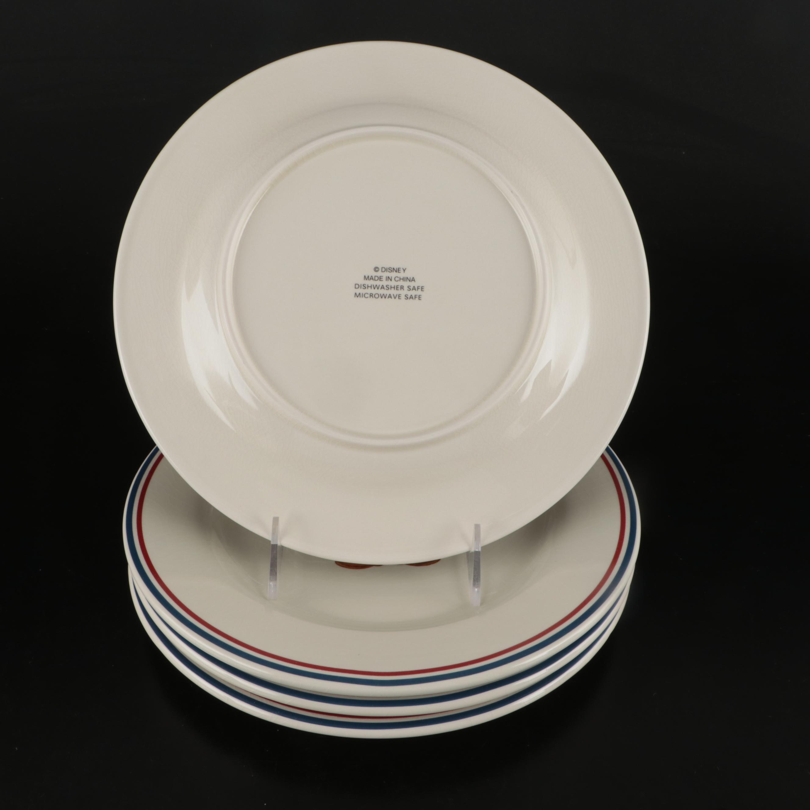 Disney Mickey Mouse and Stars Ceramic and Glass Dinnerware