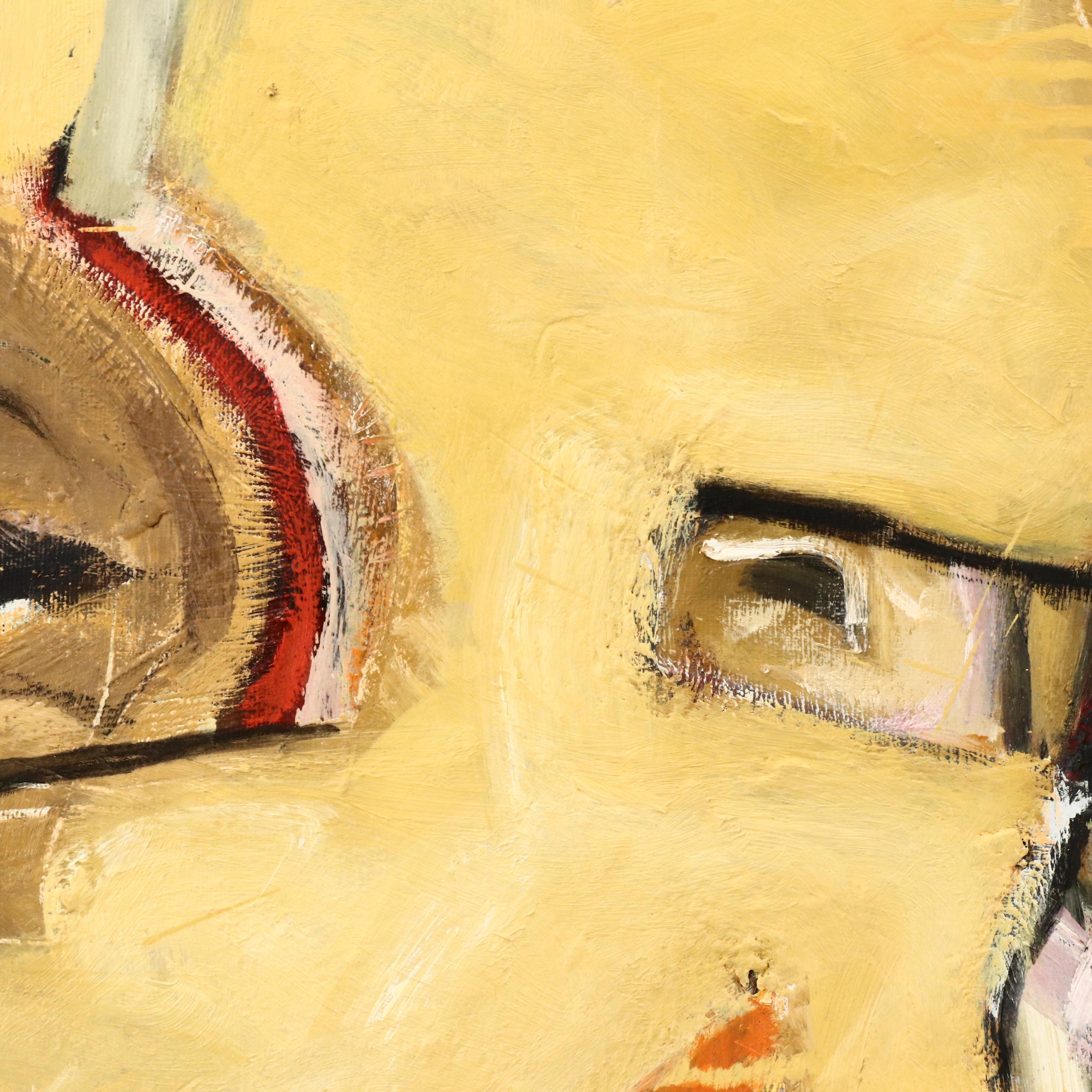 James L. Bruch Abstract Mixed Media Painting