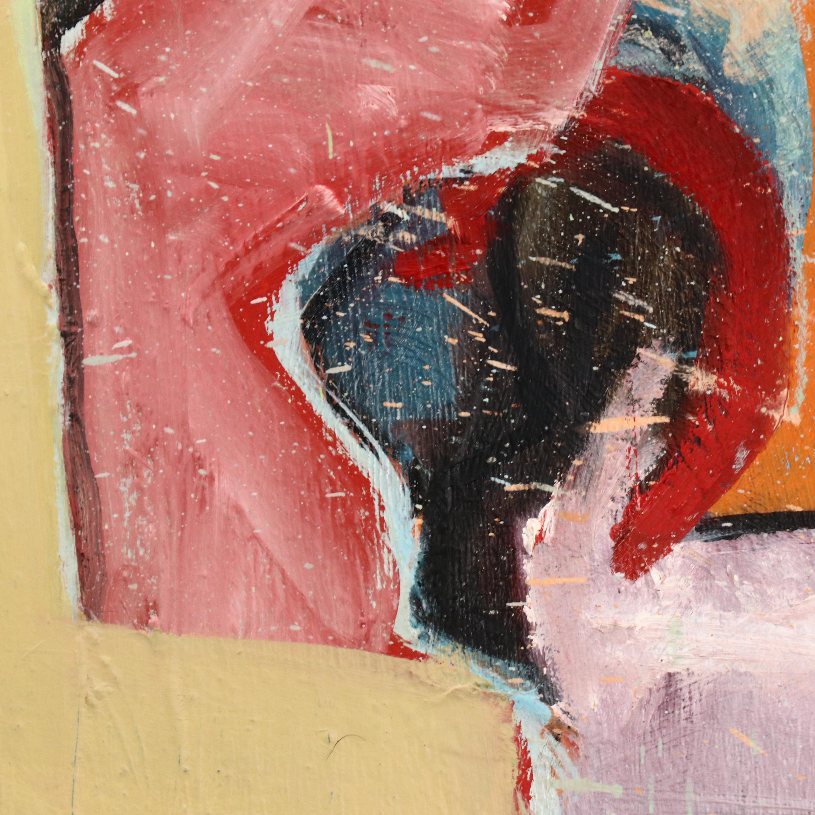 James L. Bruch Abstract Mixed Media Painting